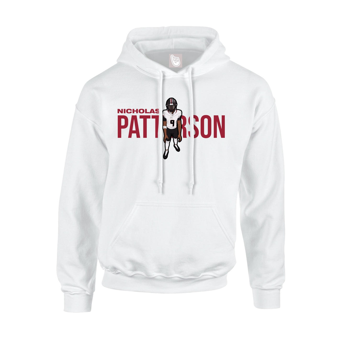 Hoodie — Player Name in White