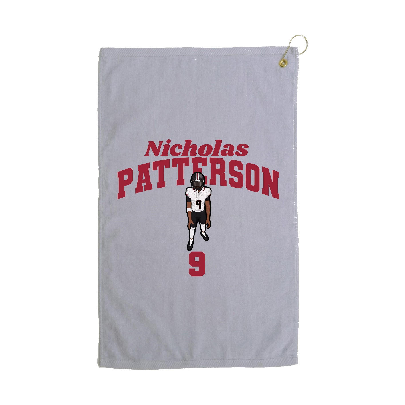 Golf Towel — Signature Arch in Grey