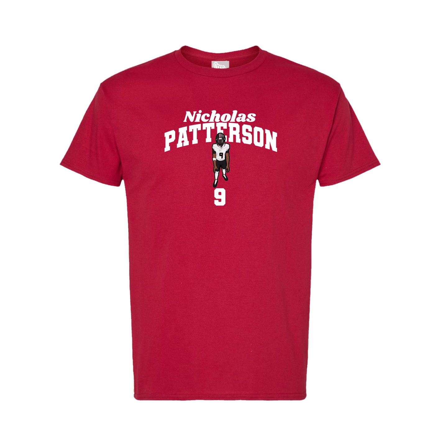 Tee — Signature Arch in Crimson