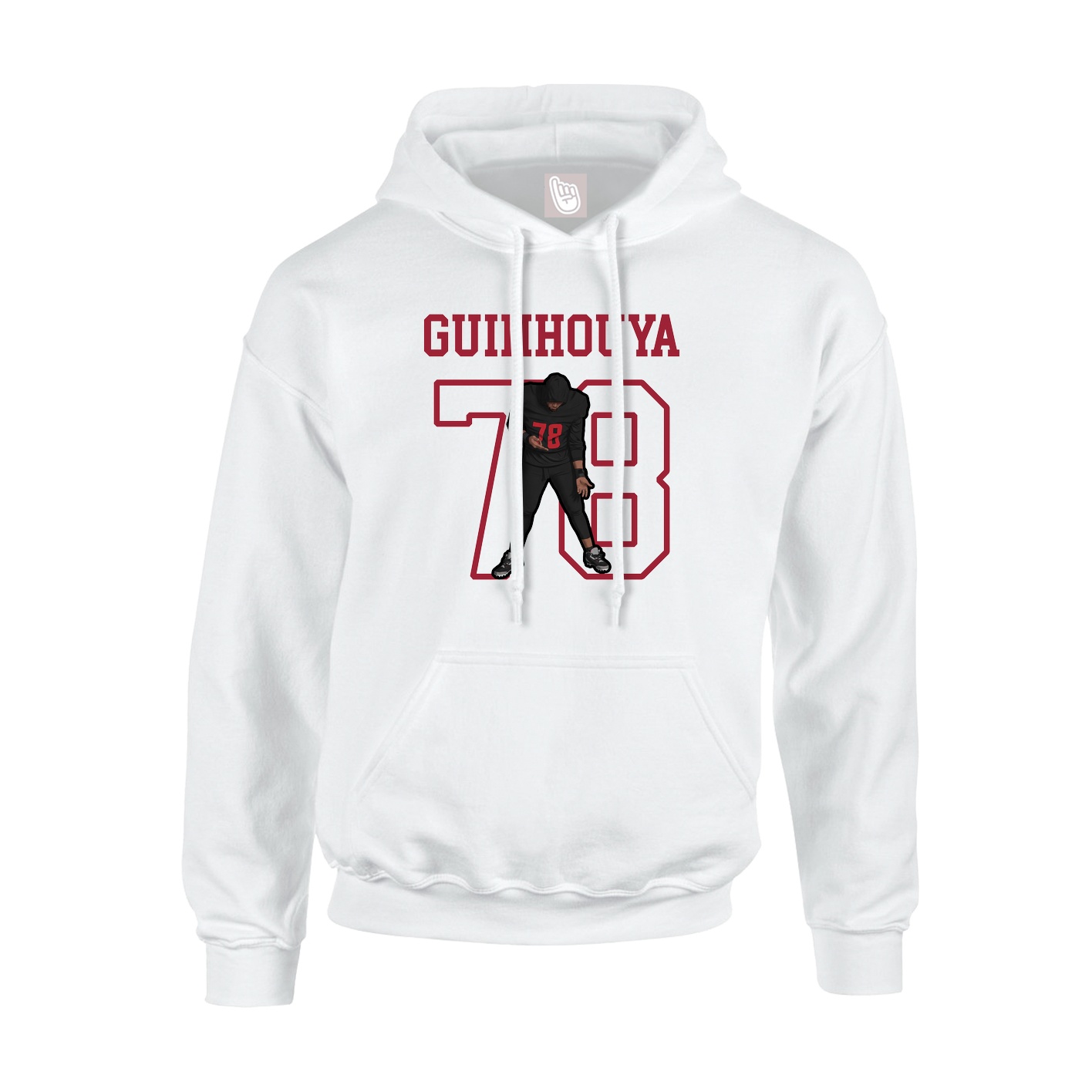 Youth Hoodie — Shirsey in White