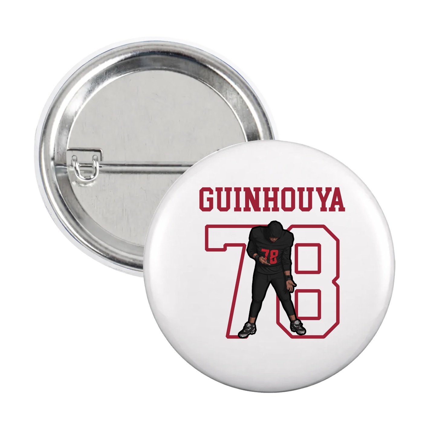 Game Day Button — Shirsey in White