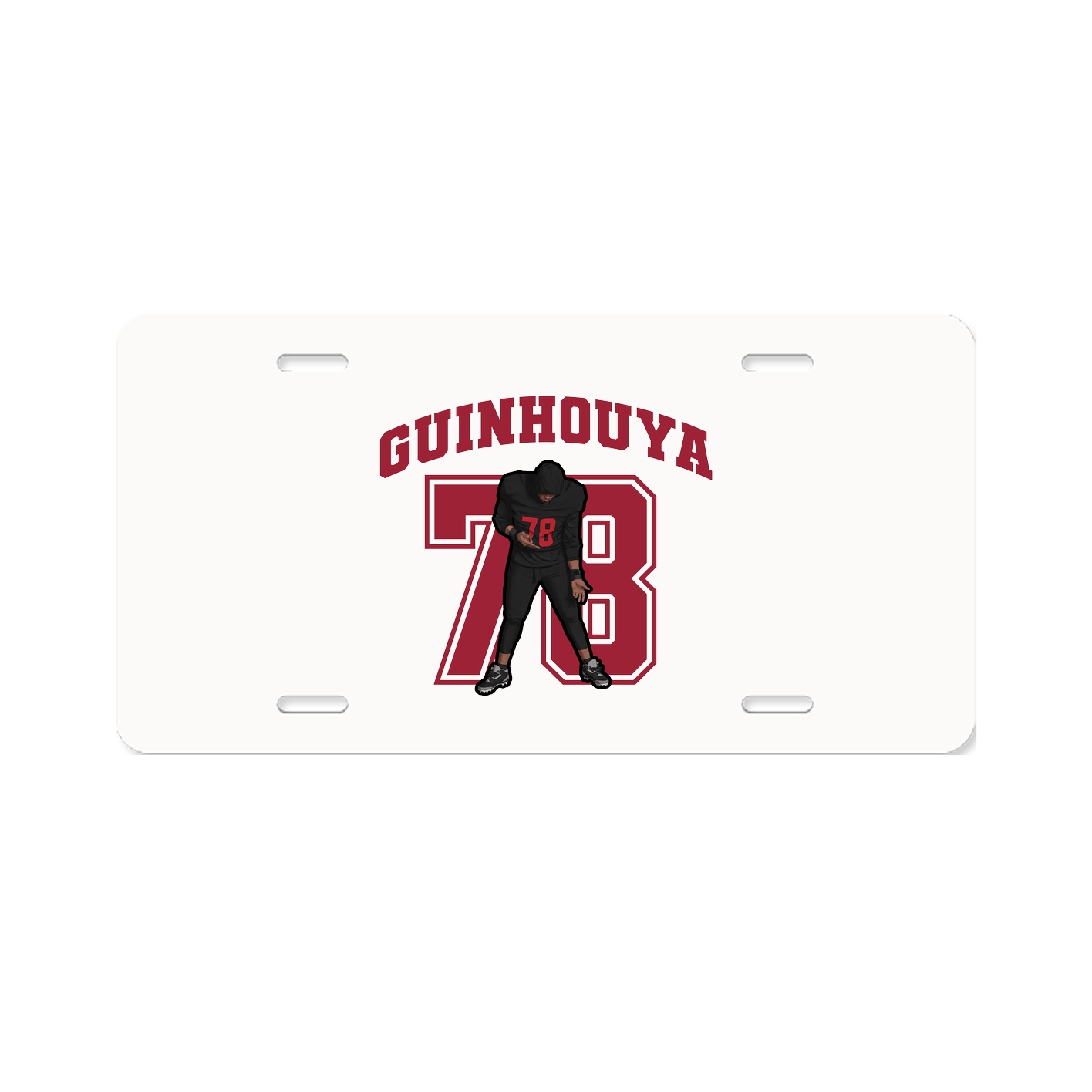 License Plate — Number in Classic