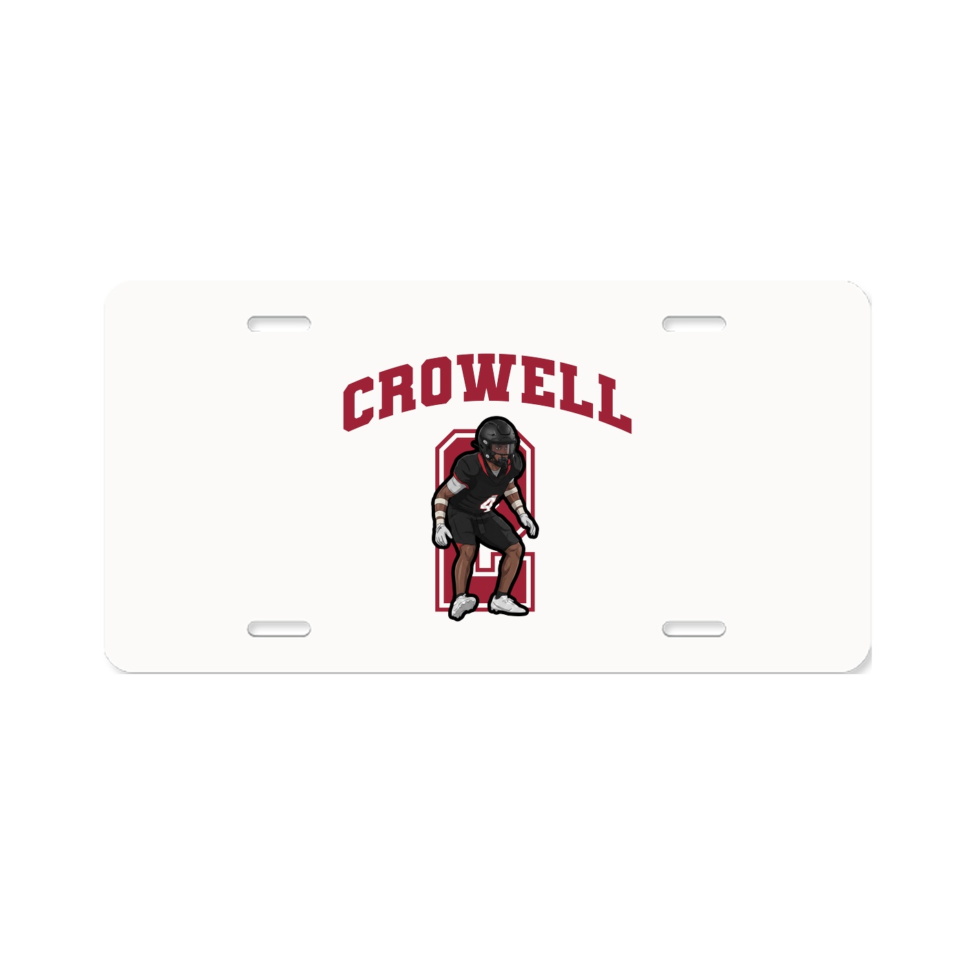 License Plate — Number in Classic