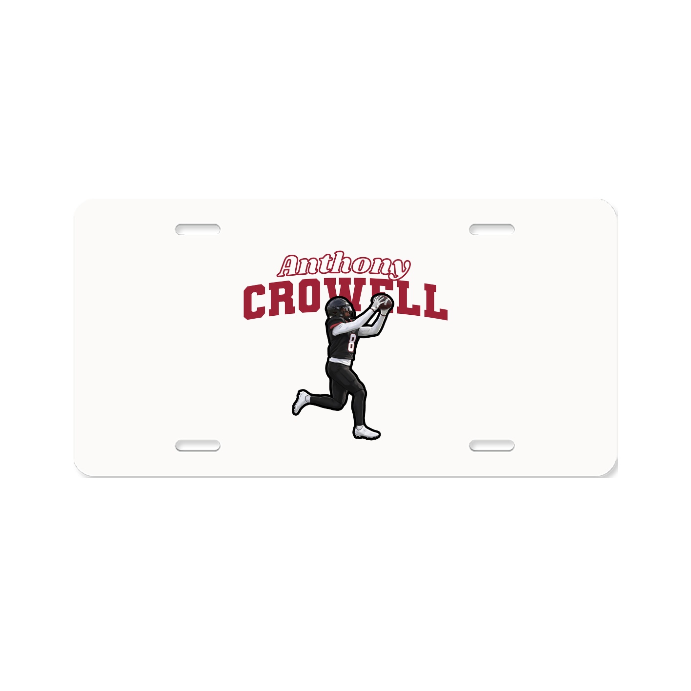 License Plate — Name Arch in Classic