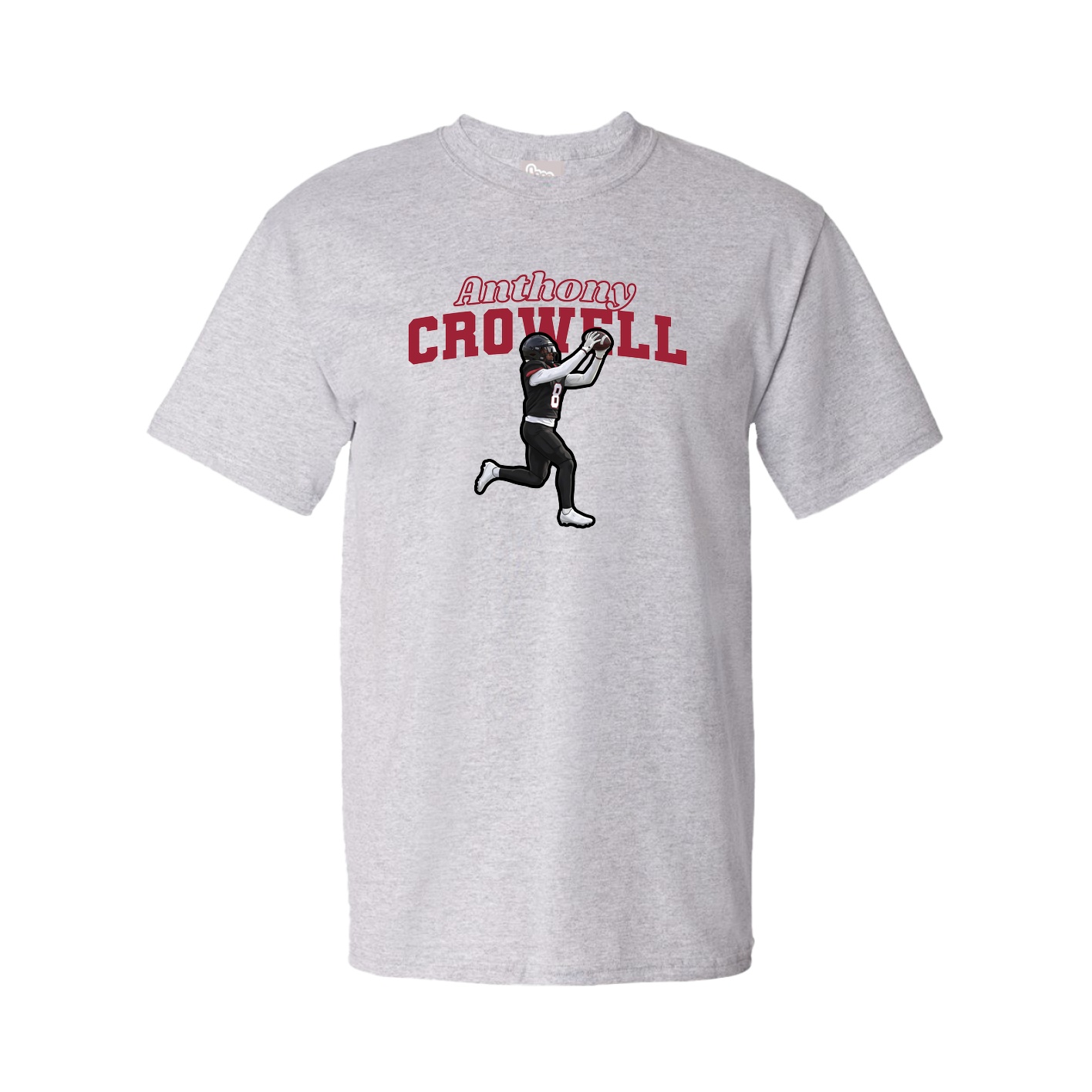 Tee — Name Arch in Grey