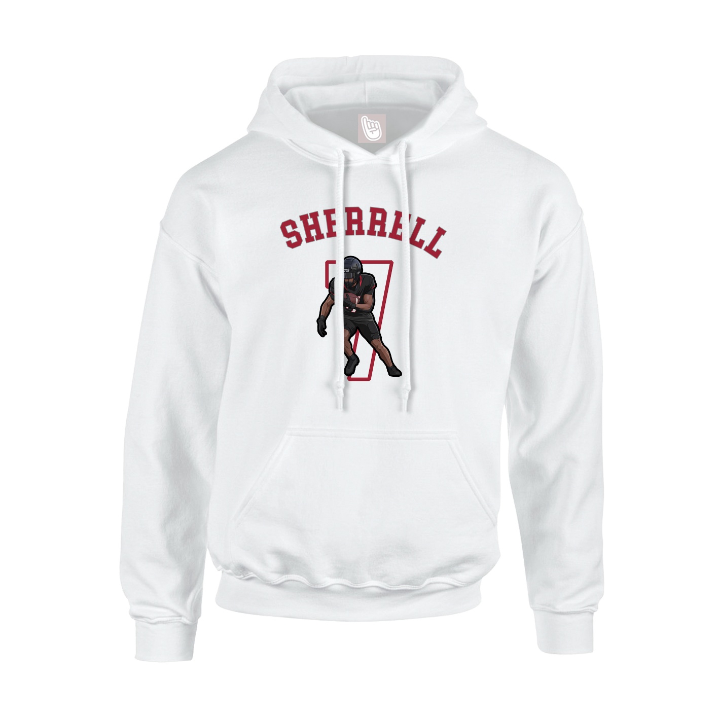 Hoodie — Shirsey Arch in White