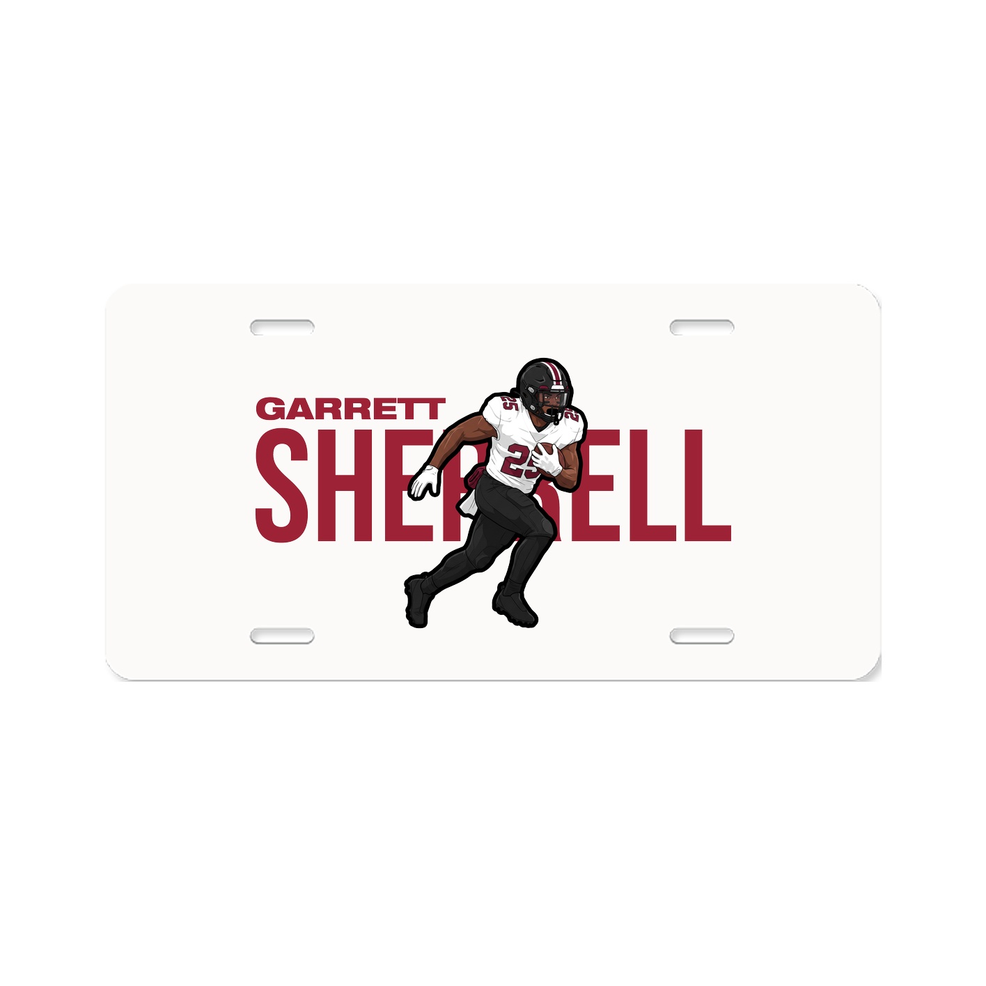 License Plate — Player Name in Classic