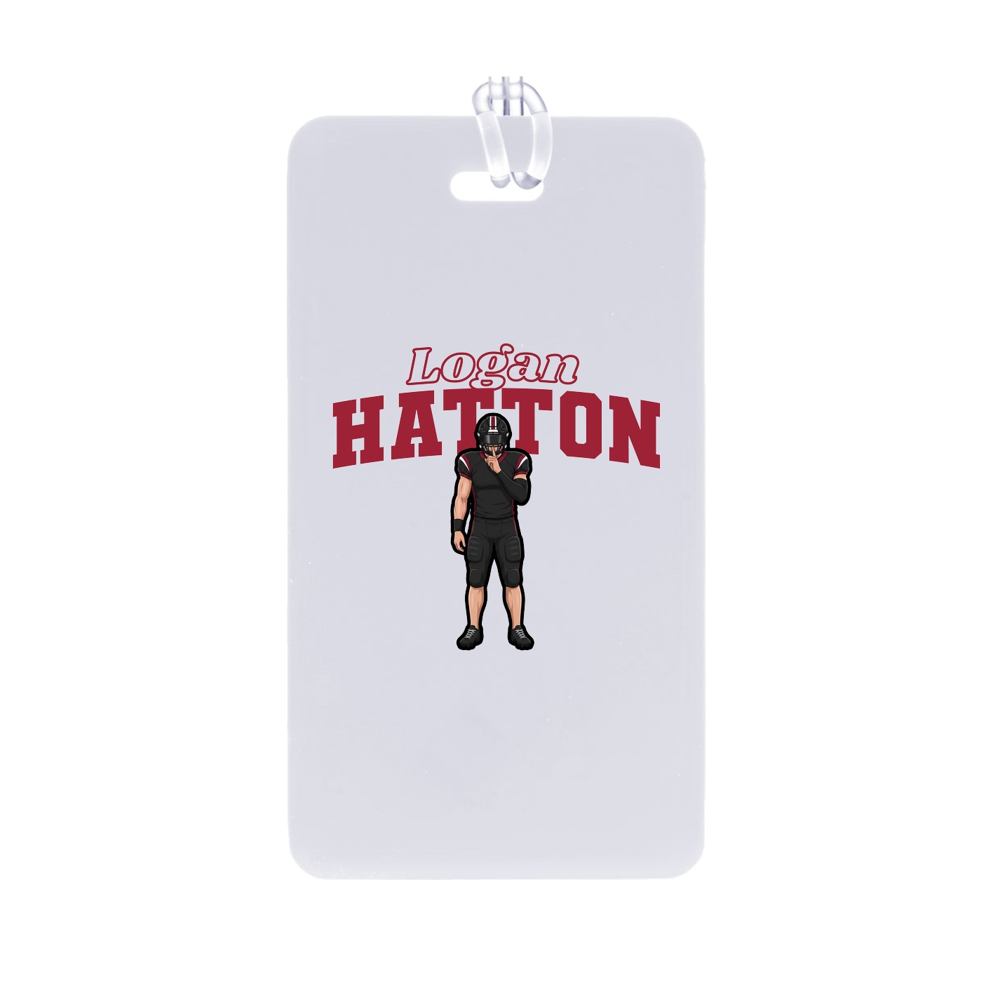 Bag Tag — Name Arch in Classic