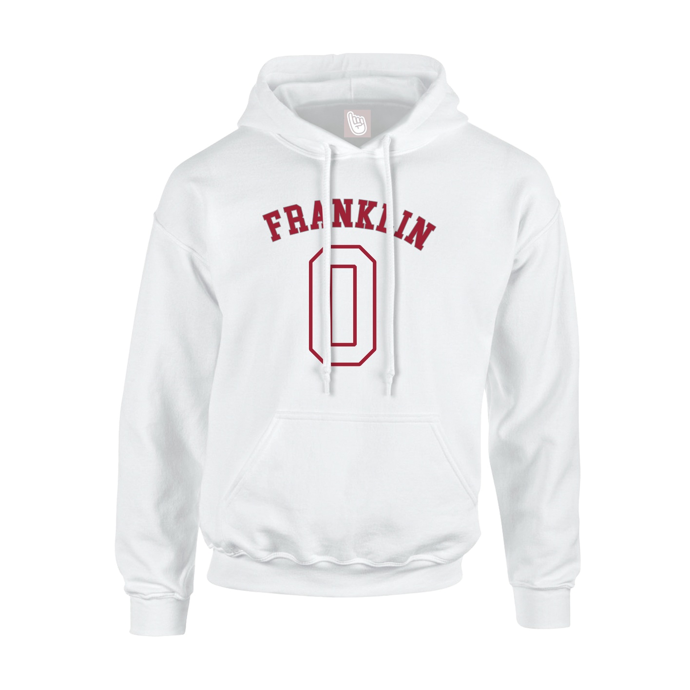 Youth Hoodie — Shirsey Arch in White