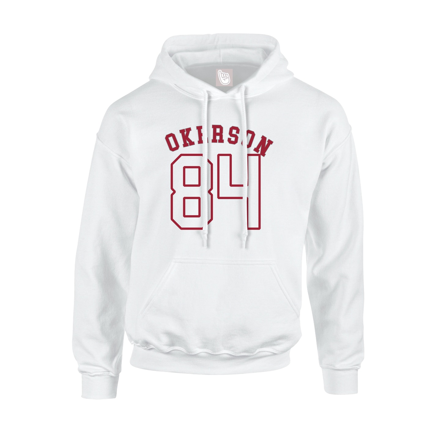 Youth Hoodie — Shirsey Arch in White