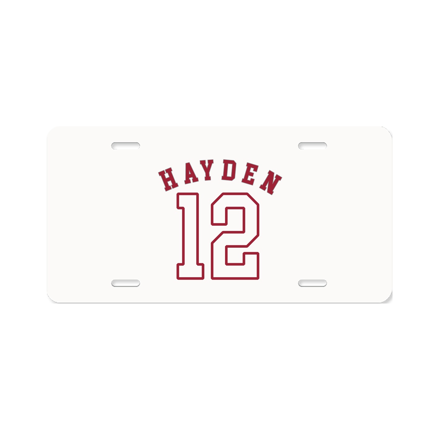 License Plate — Shirsey Arch in Classic