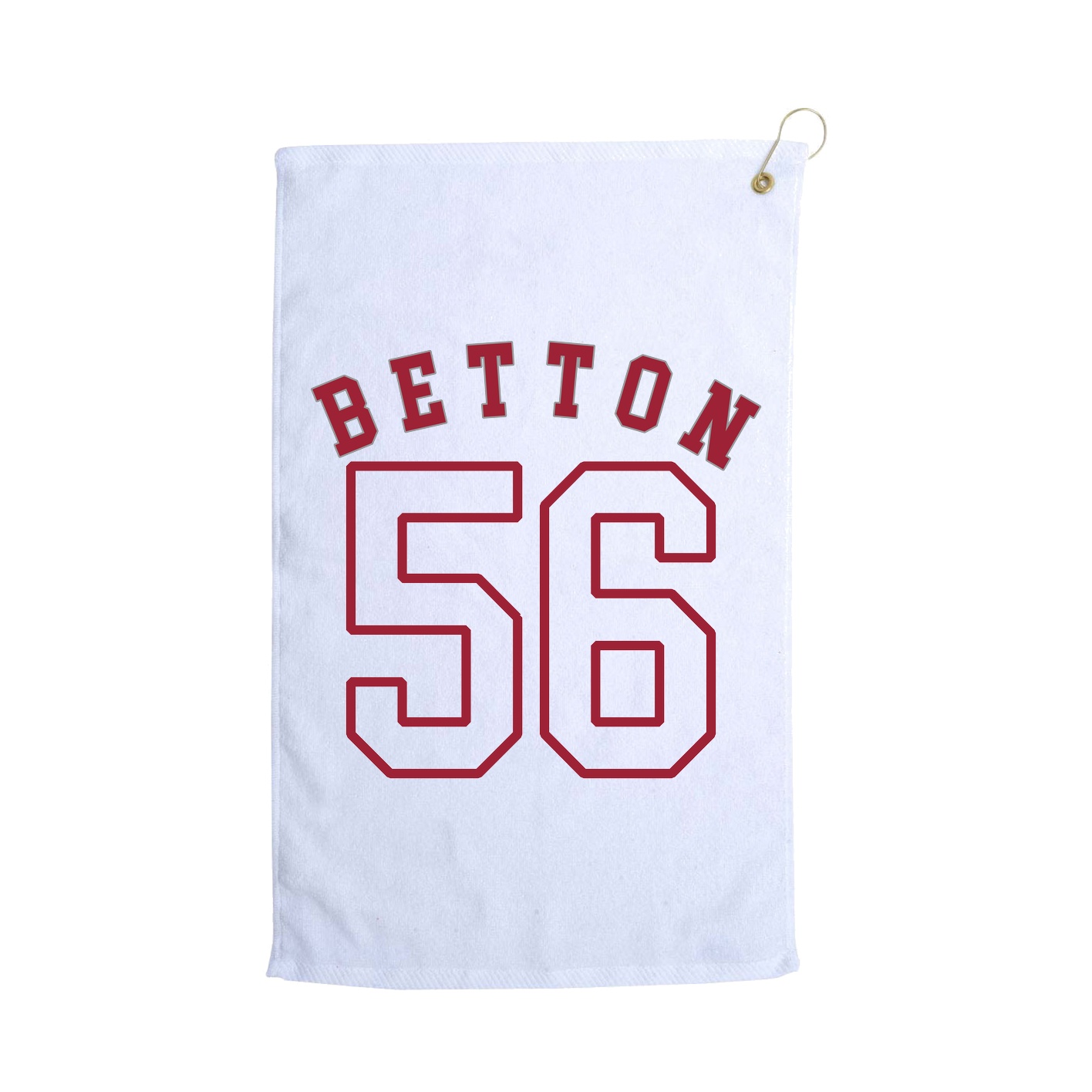 Golf Towel — Shirsey Arch in White