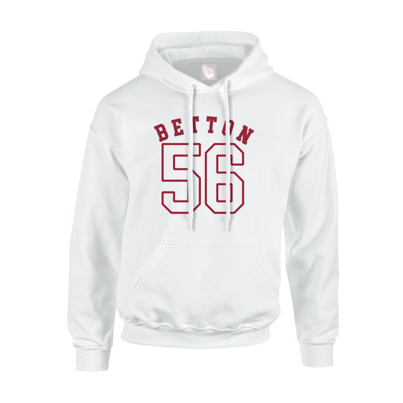 Hoodie — Shirsey Arch in White