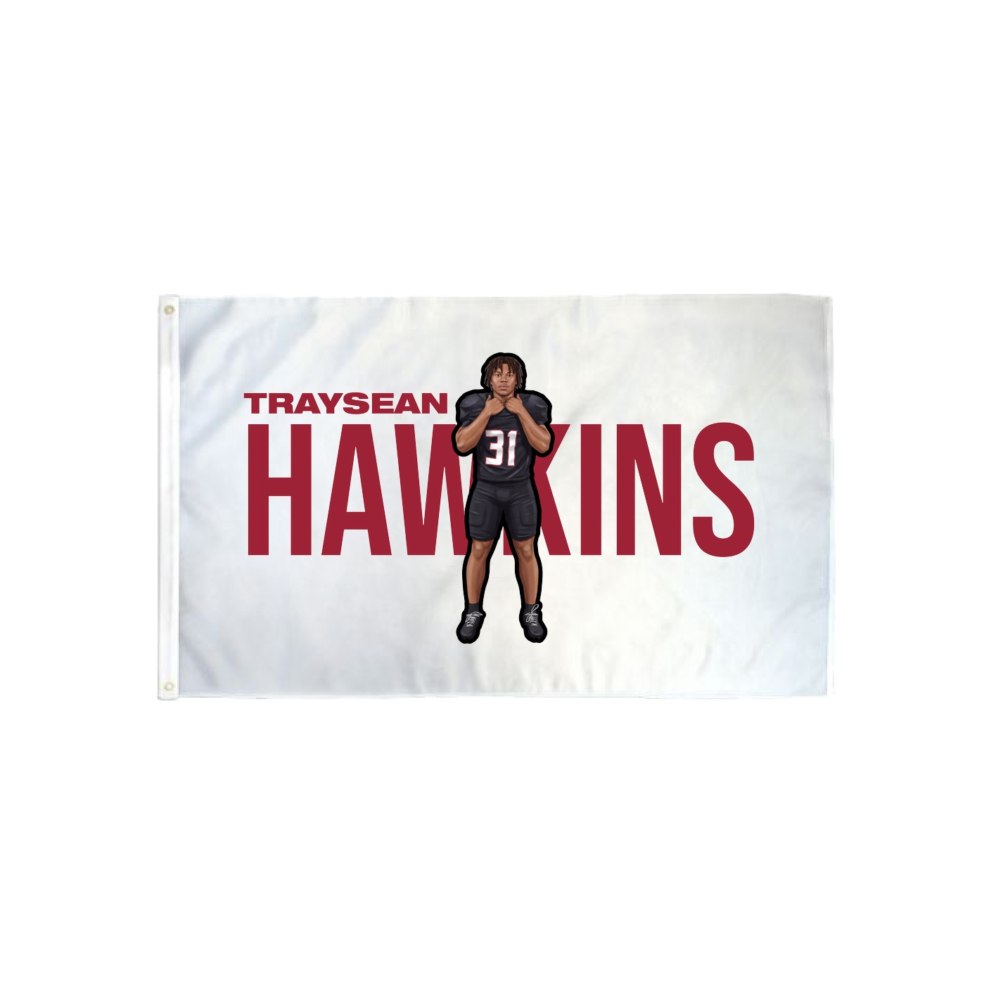 3x5 Flag — Player Name in Classic