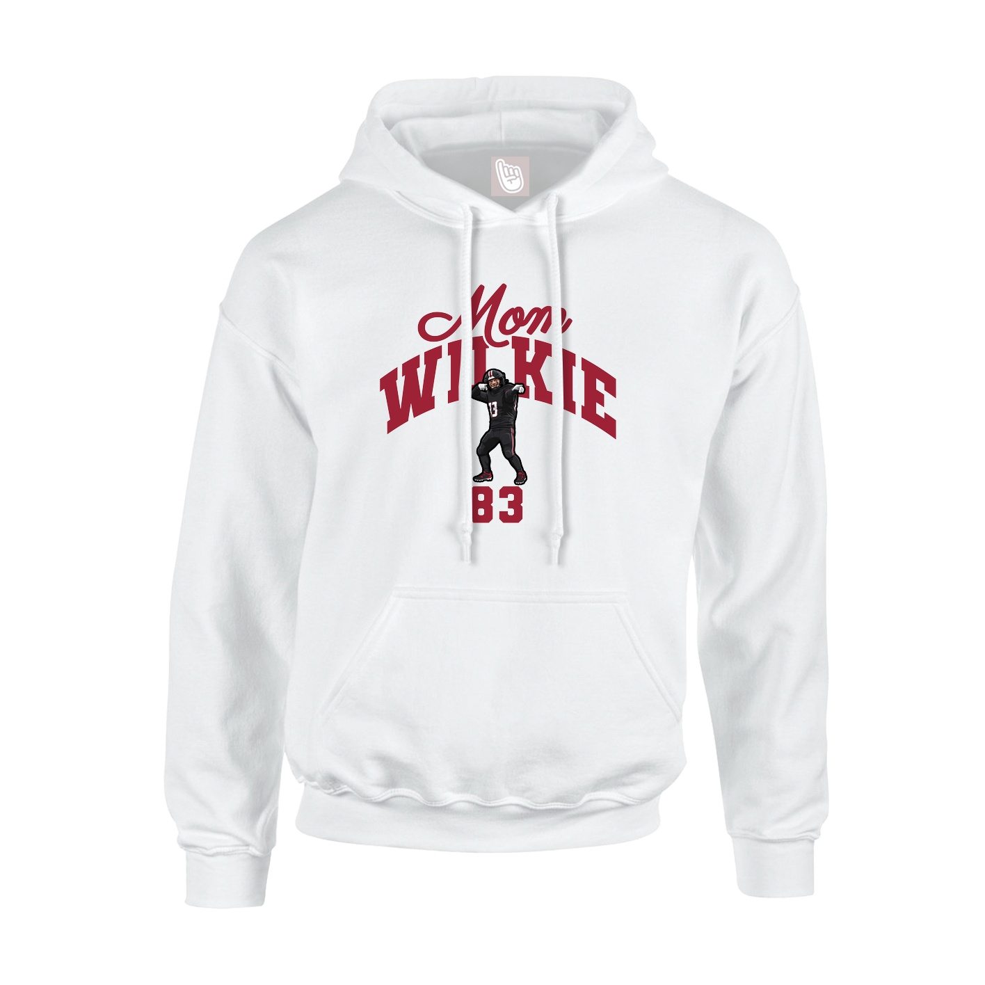 Youth Hoodie — Mothers Day Arch in White
