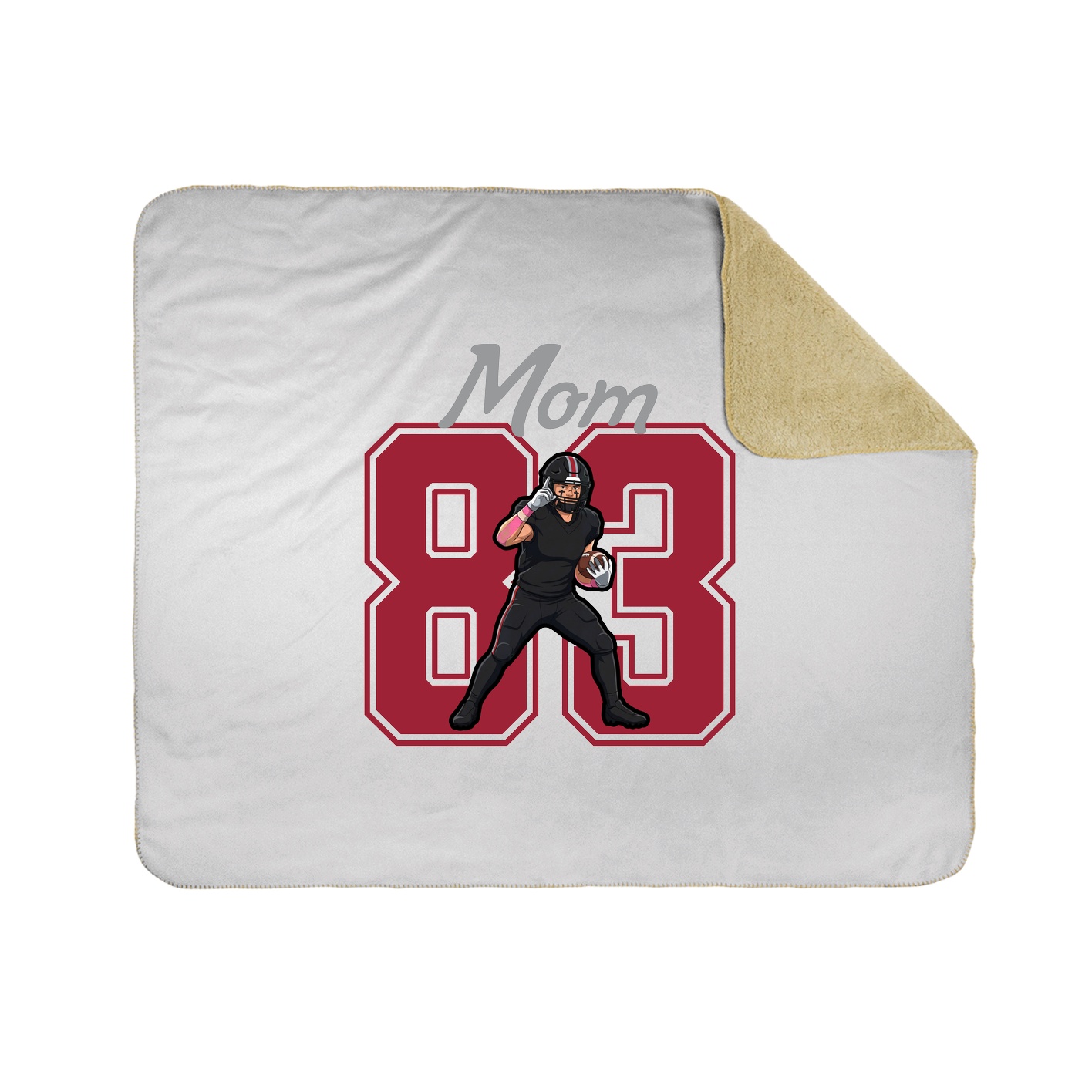 Throw Blanket — Mothers Day Shirsey in White