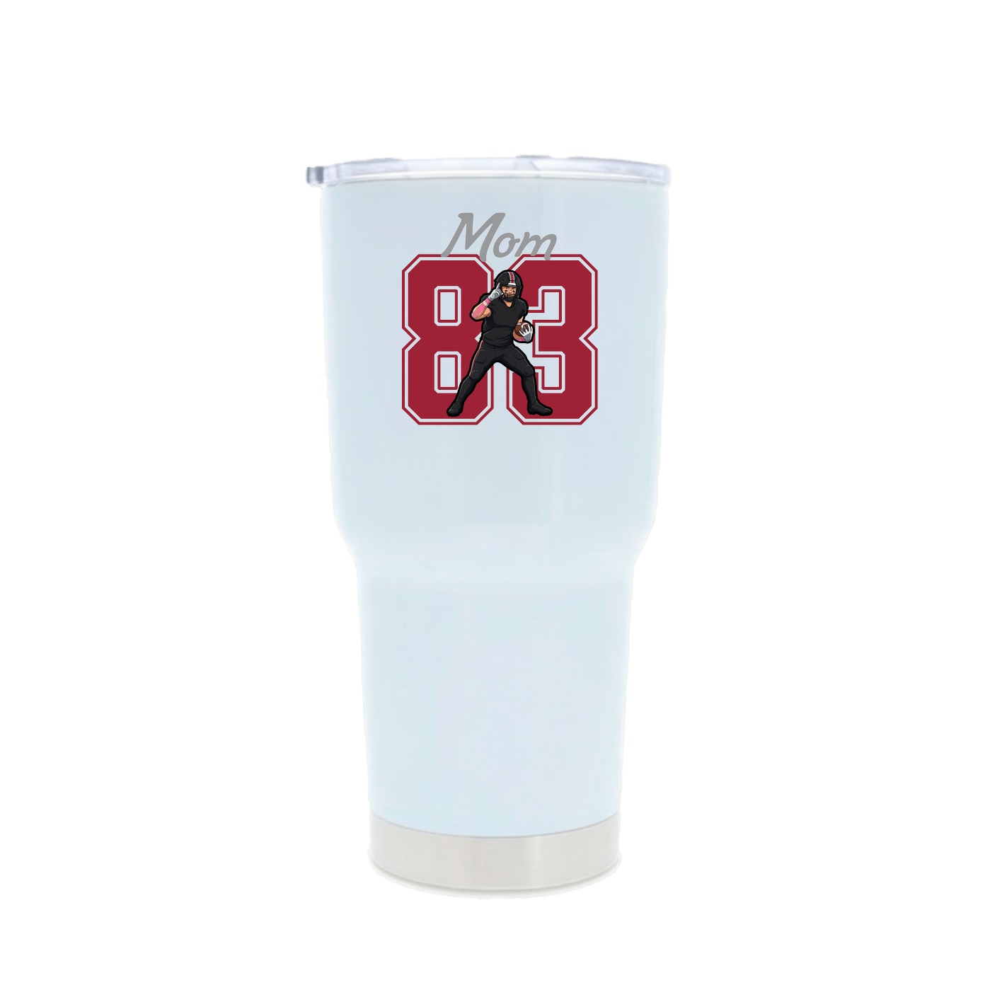 30oz Stainless Steel Tumbler — Mothers Day Shirsey in White