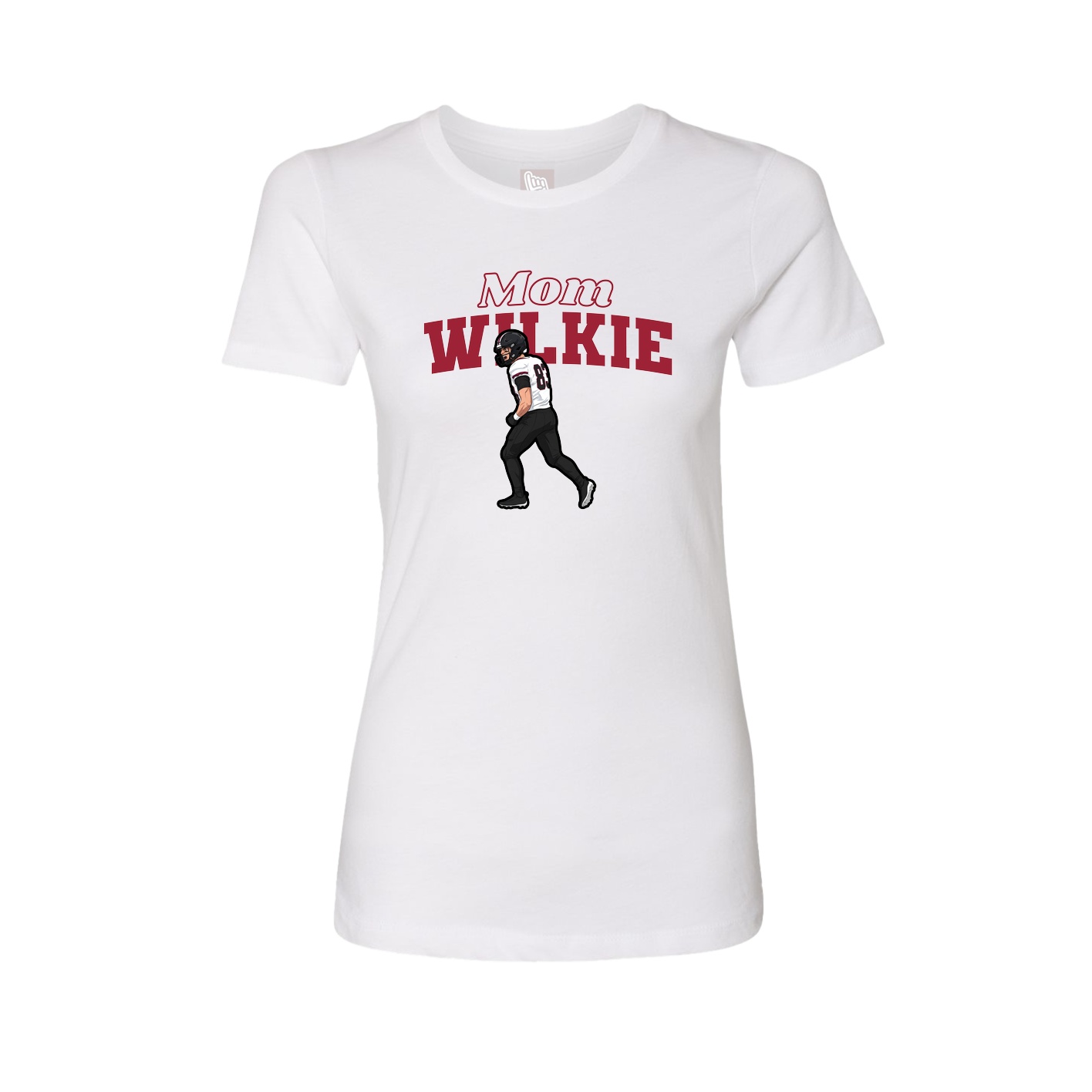 Womens Tee — Mothers Day Block in White