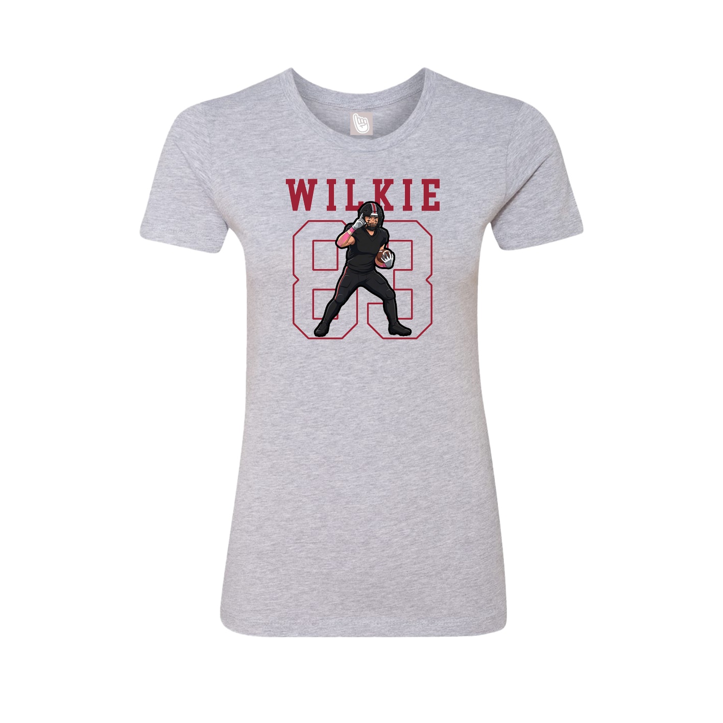 Fitted Women's Tee — Shirsey in Grey