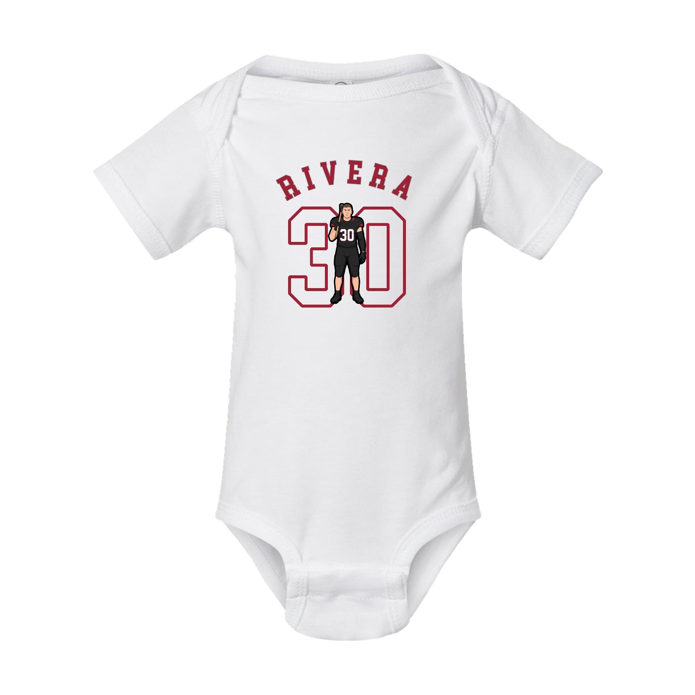 Baby Onesie — Shirsey Arch in White