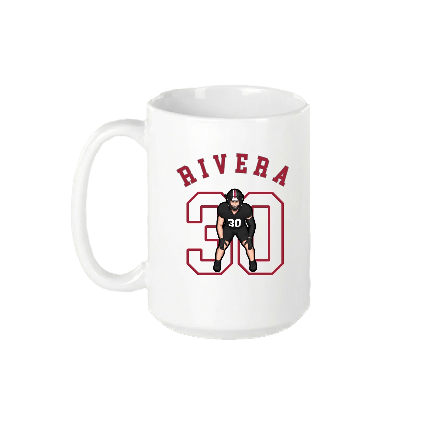 15oz Coffee Mug — Shirsey Arch in White