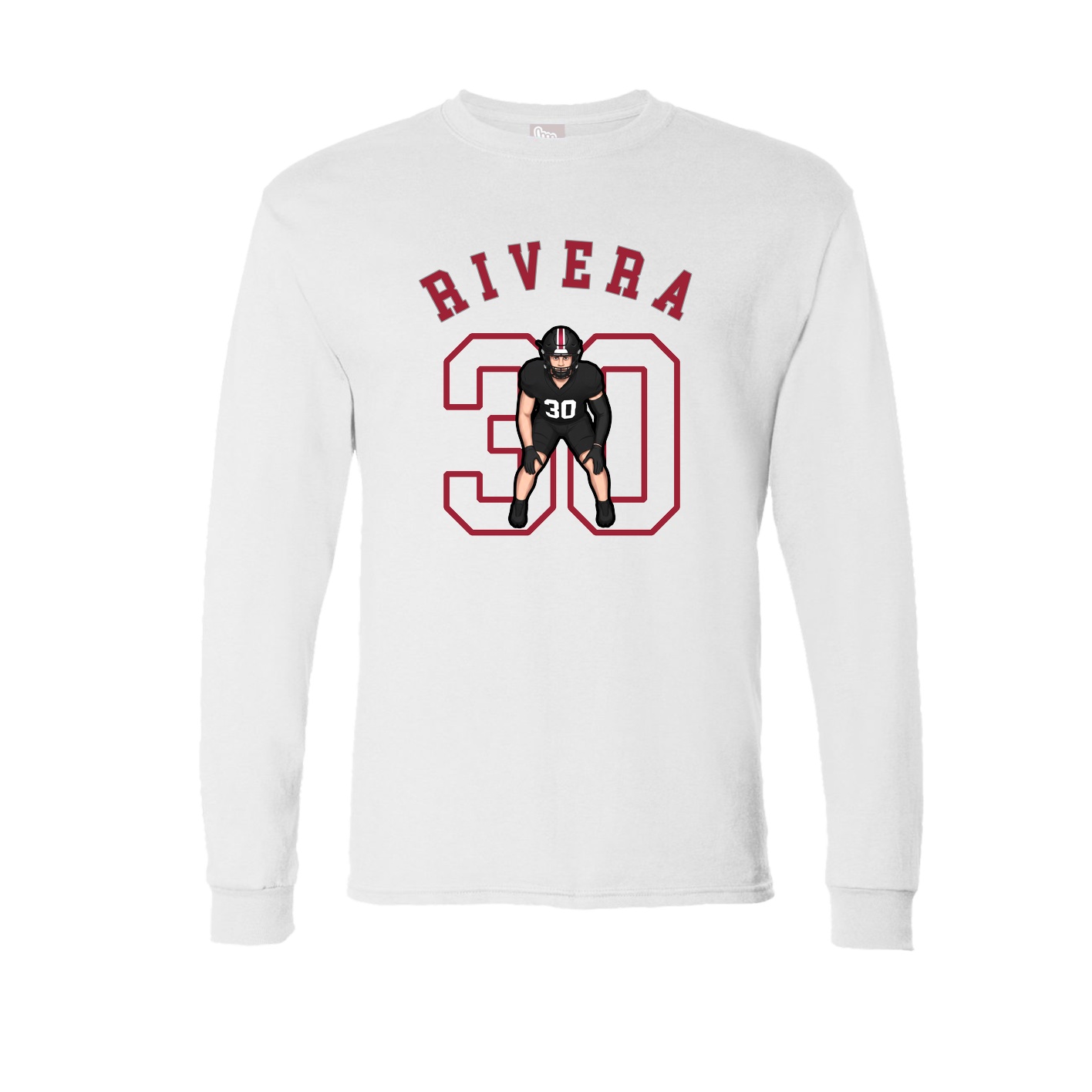 Long Sleeve Tee — Shirsey Arch in White