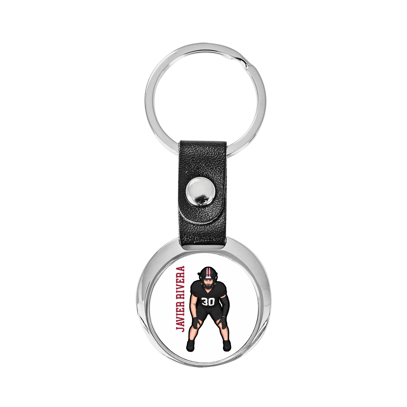 Key Chain — Name Vertical in Classic