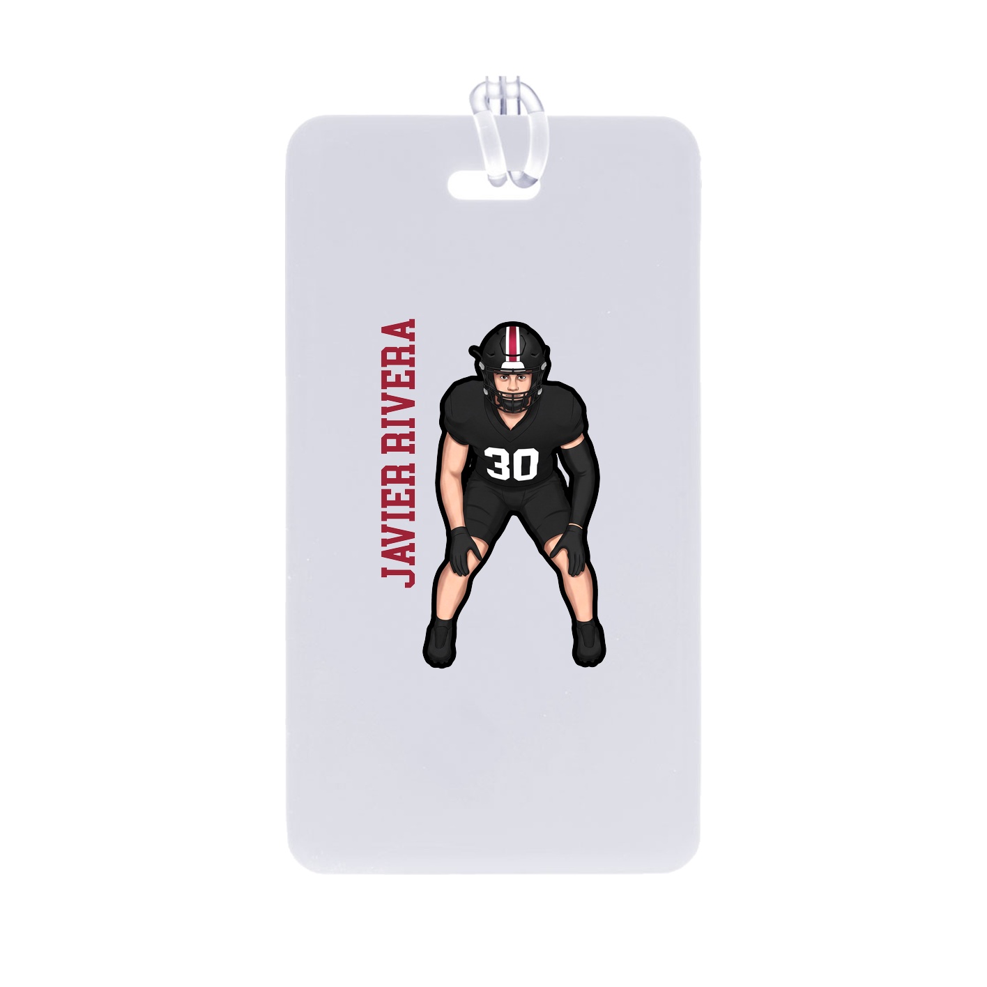 Bag Tag — Name Vertical in Classic