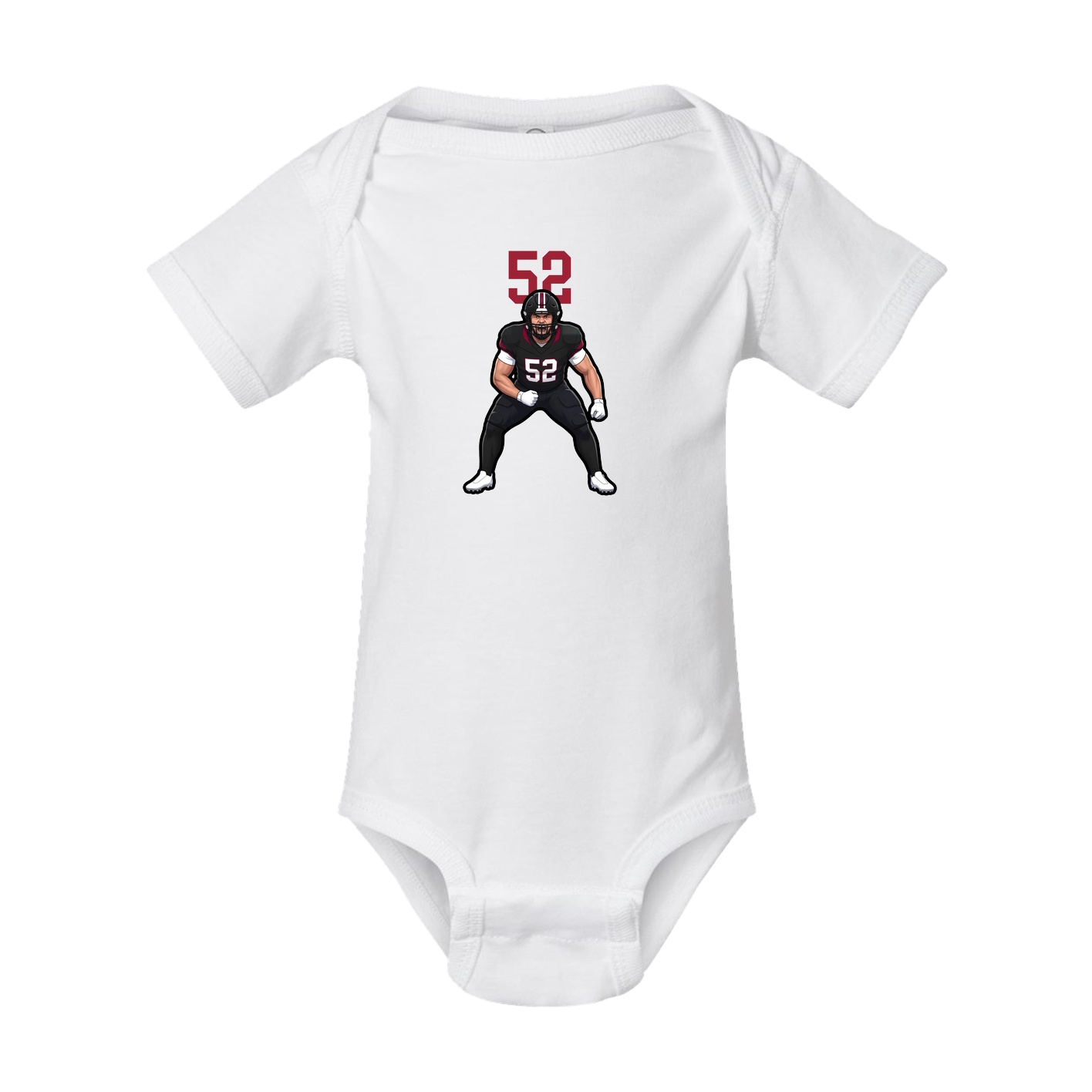 Baby Onesie — Number Top in White