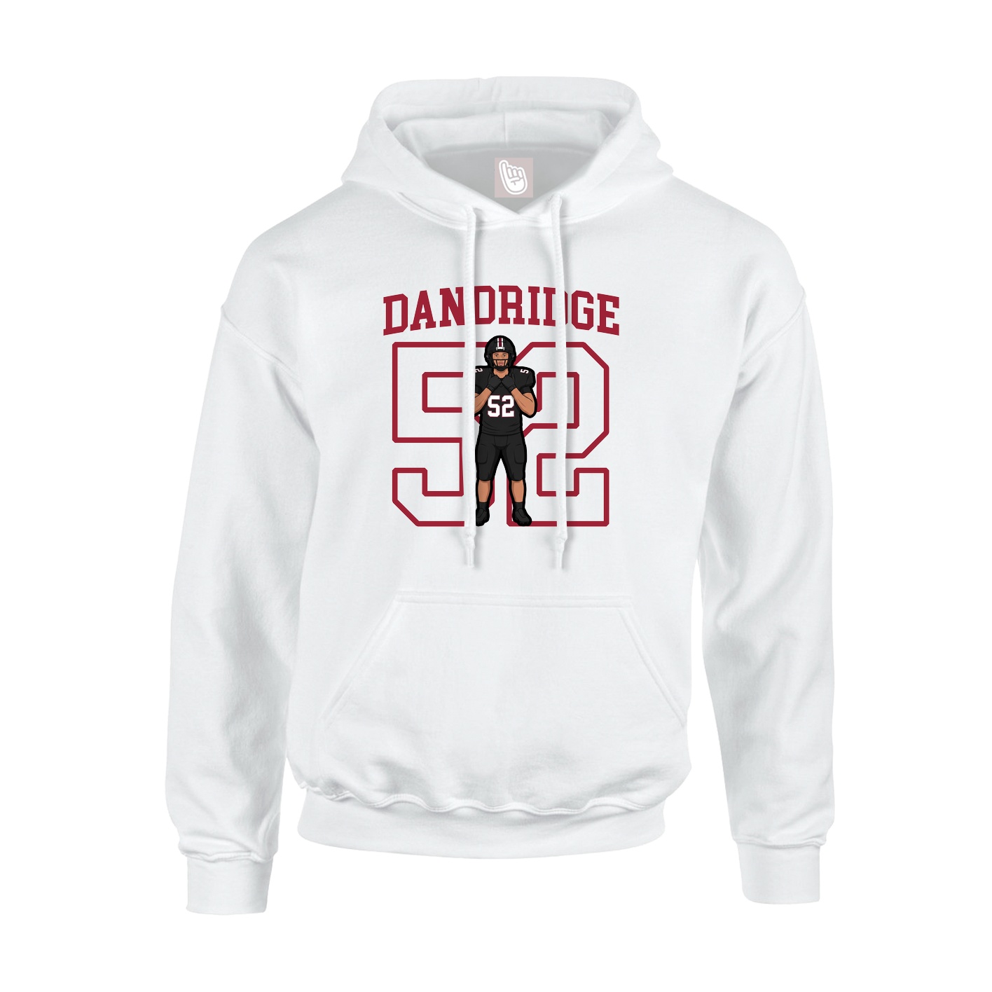 Hoodie — Shirsey in White