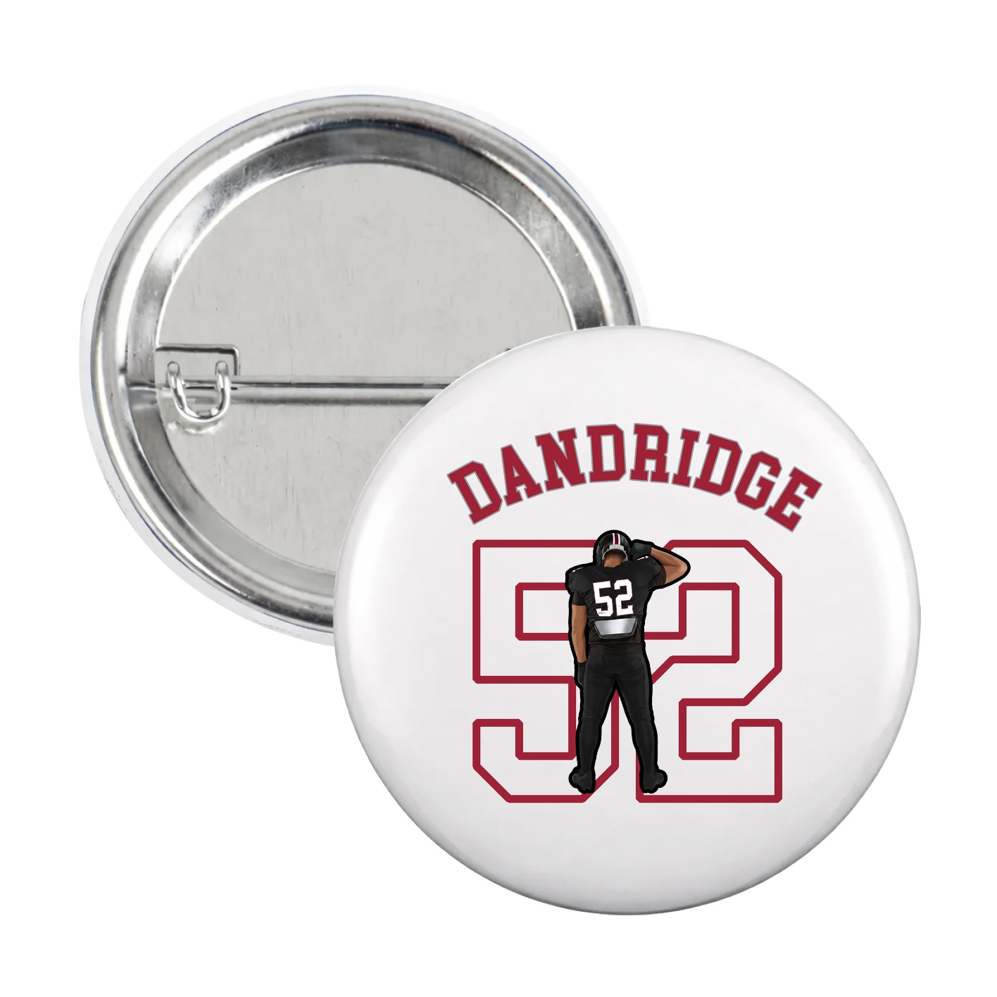 Game Day Button — Shirsey Arch in White