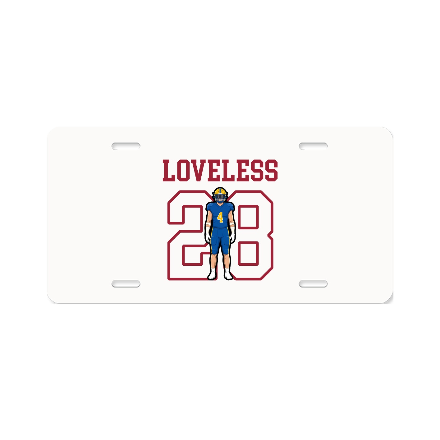 License Plate — Shirsey in Classic