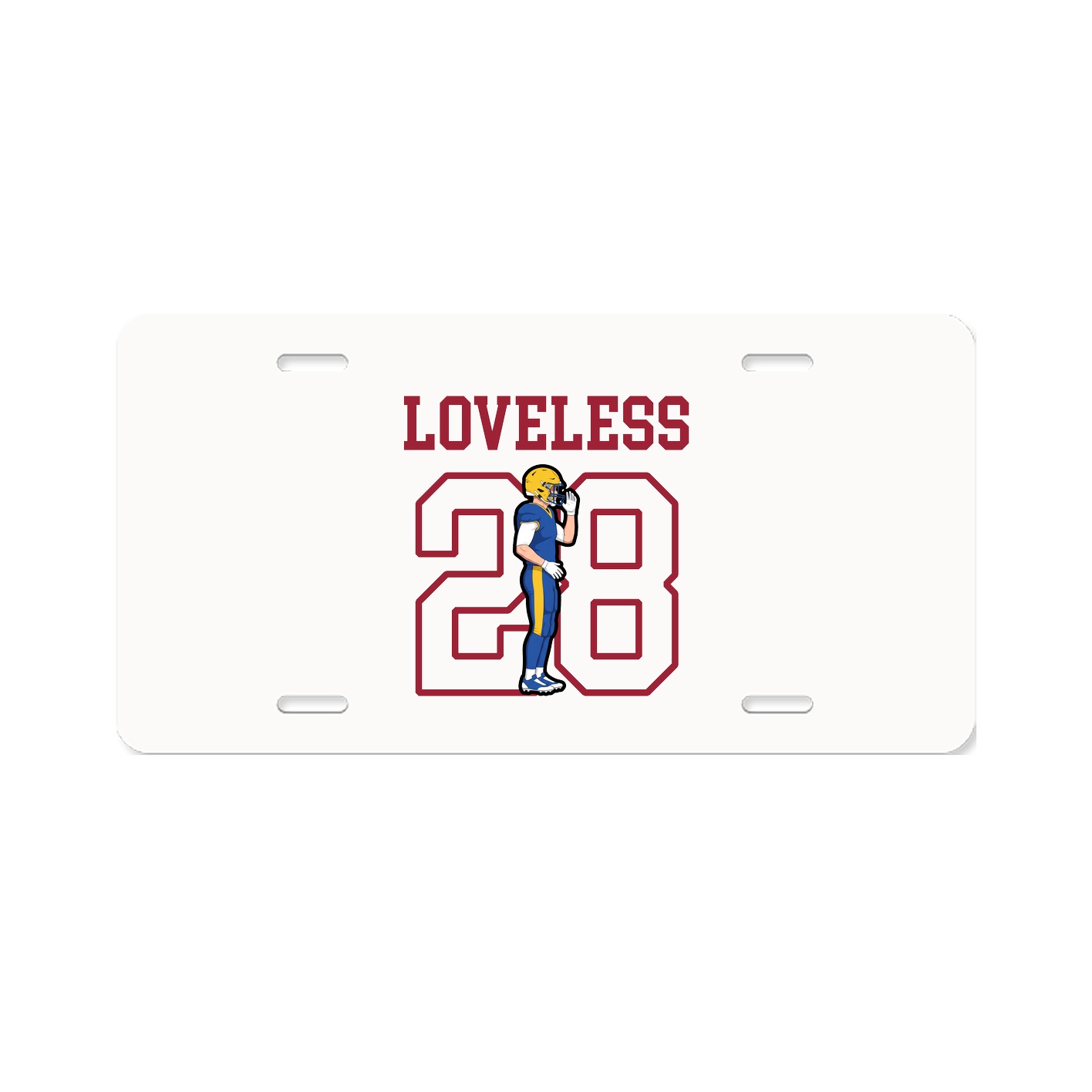 License Plate — Shirsey in Classic