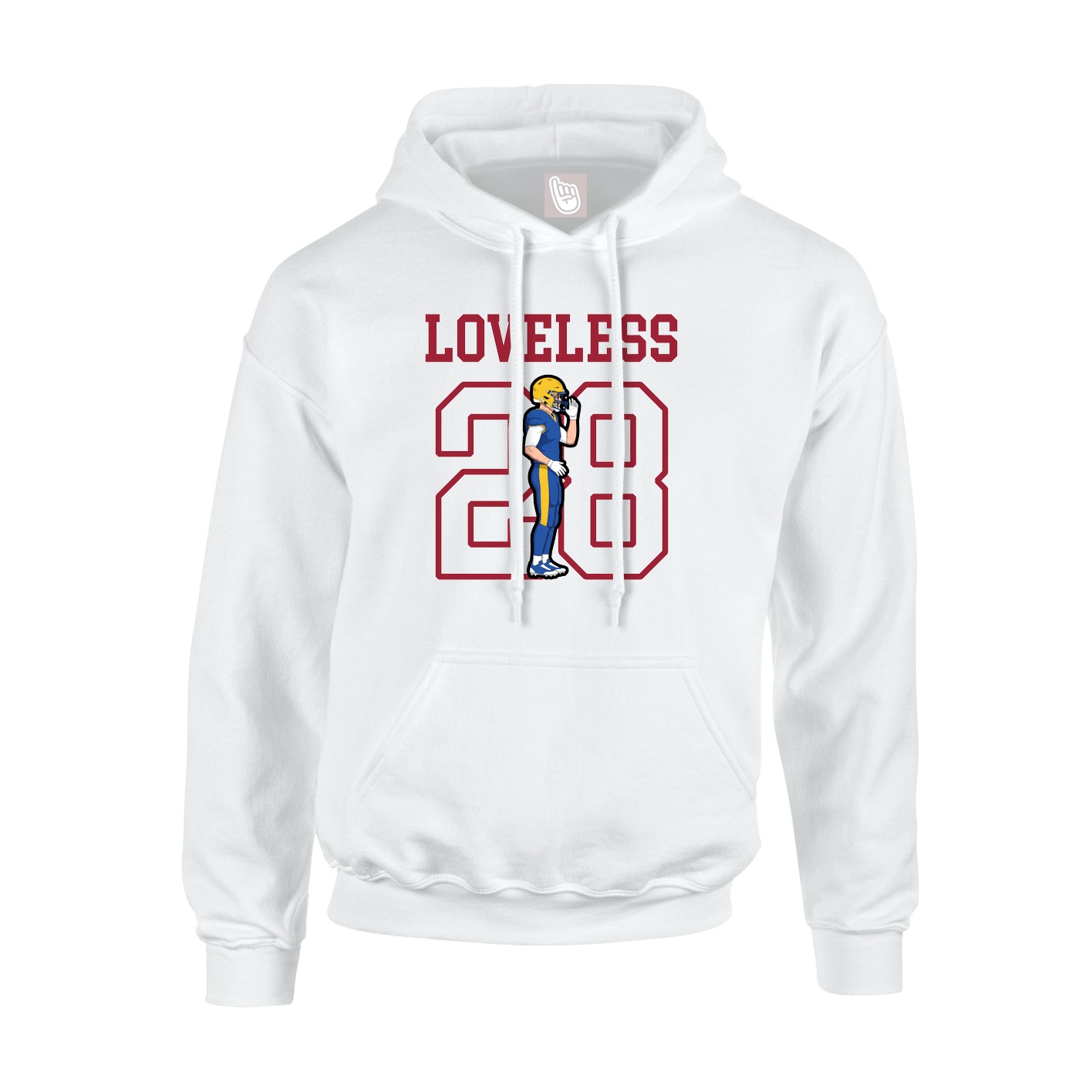 Youth Hoodie — Shirsey in White