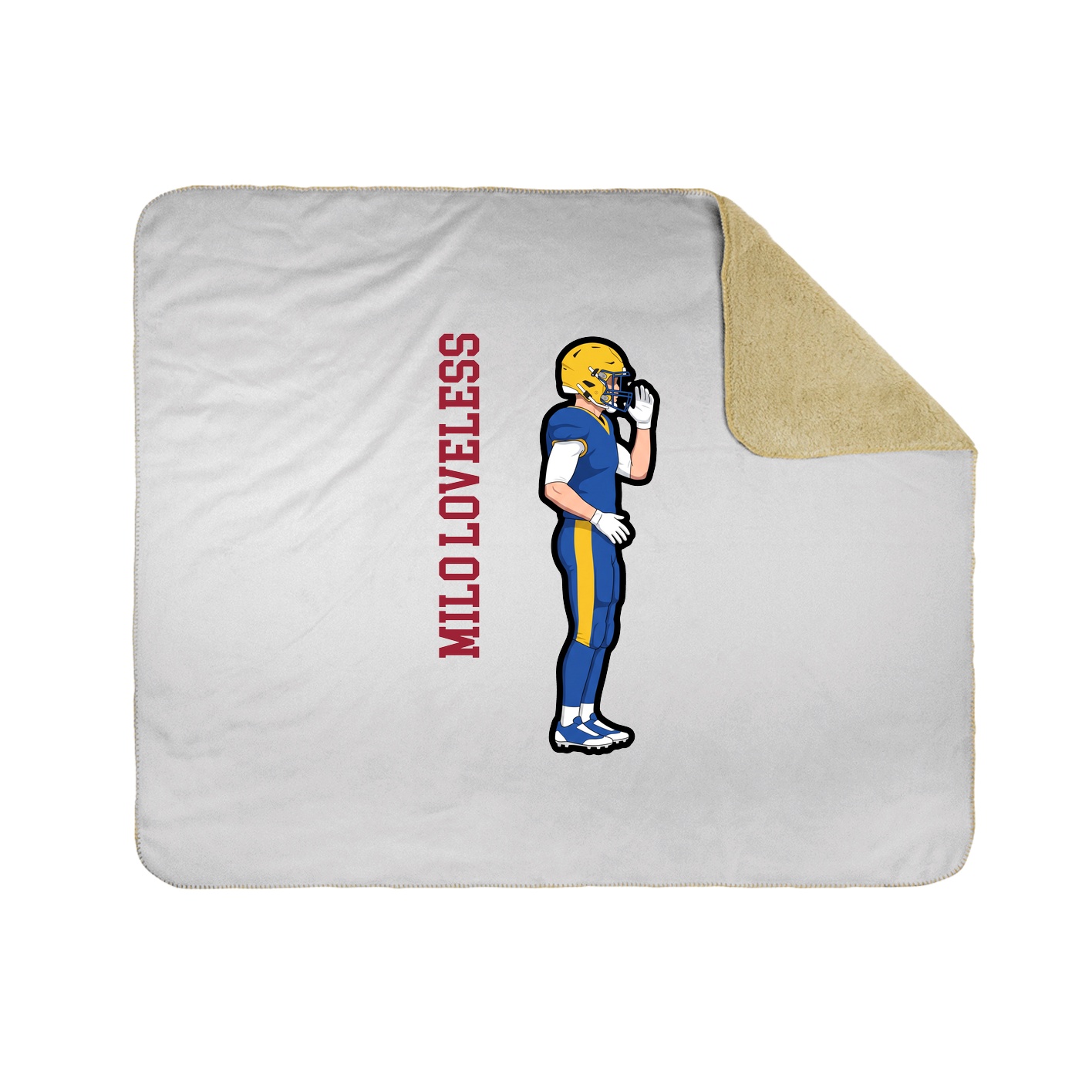 50x60 Sherpa Lined Throw Blanket