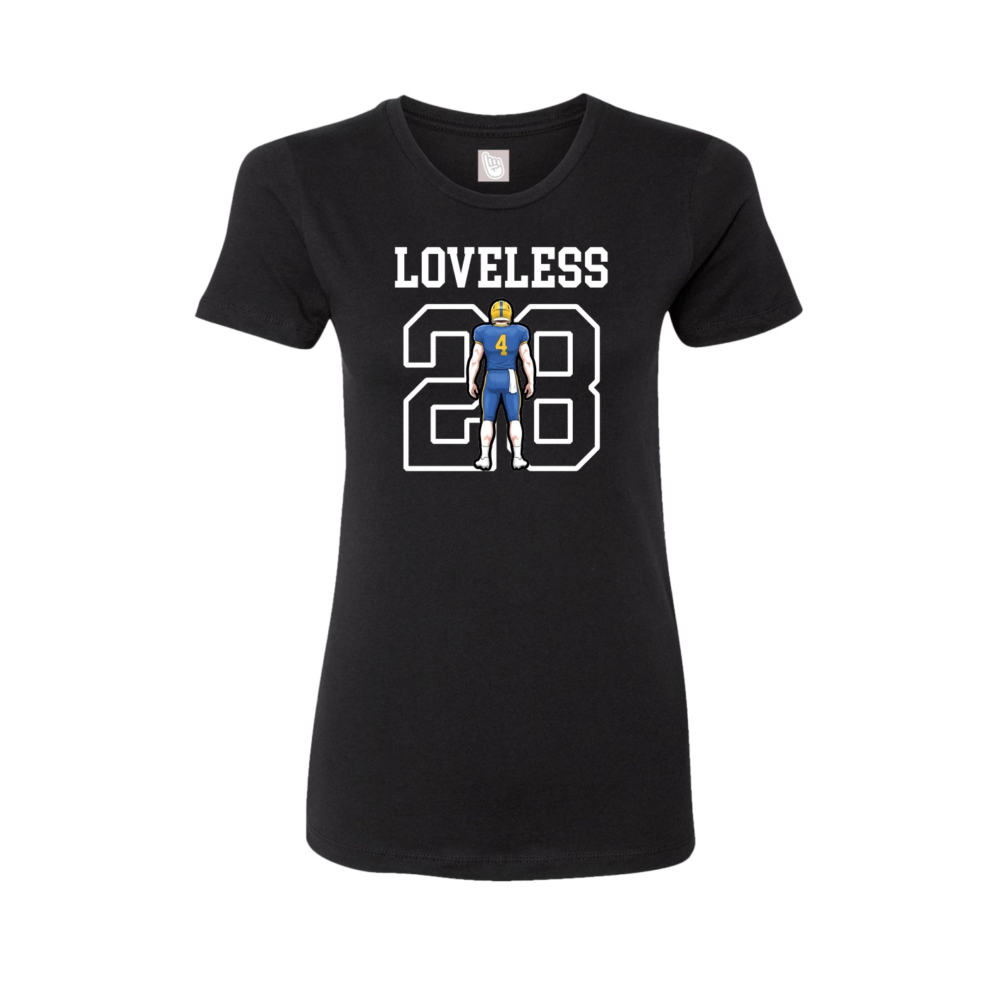 Fitted Women's Tee — Shirsey in Black