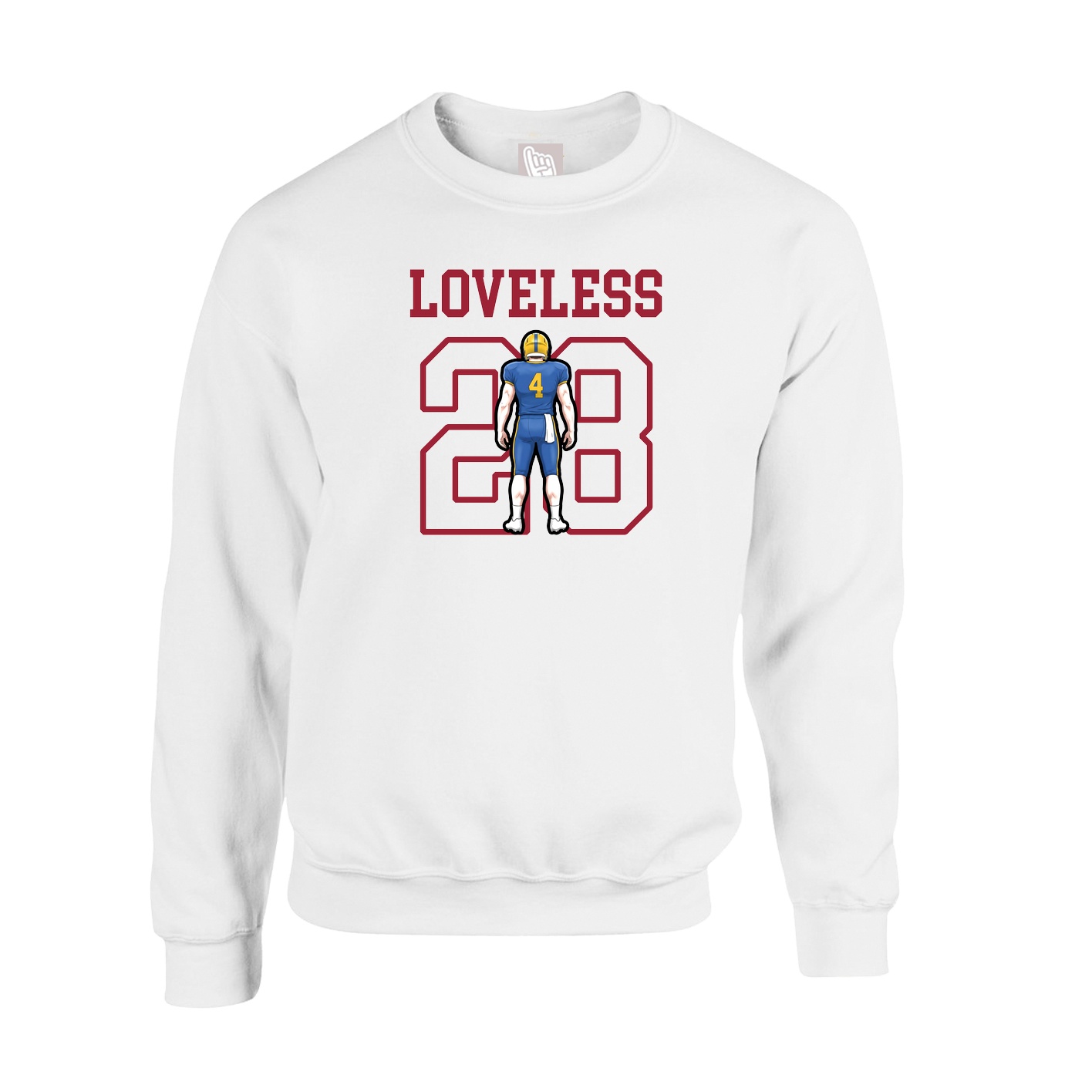 Fleece Crew — Shirsey in White
