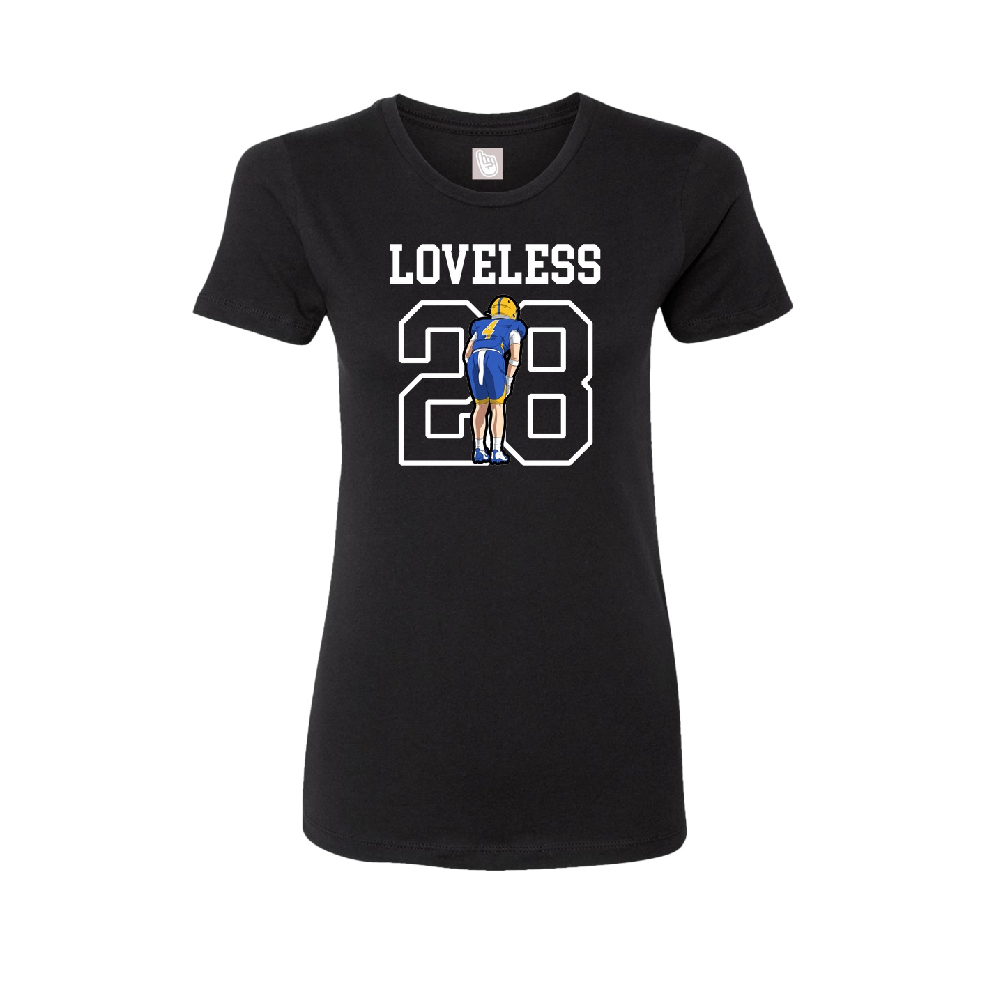 Fitted Women's Tee — Shirsey in Black
