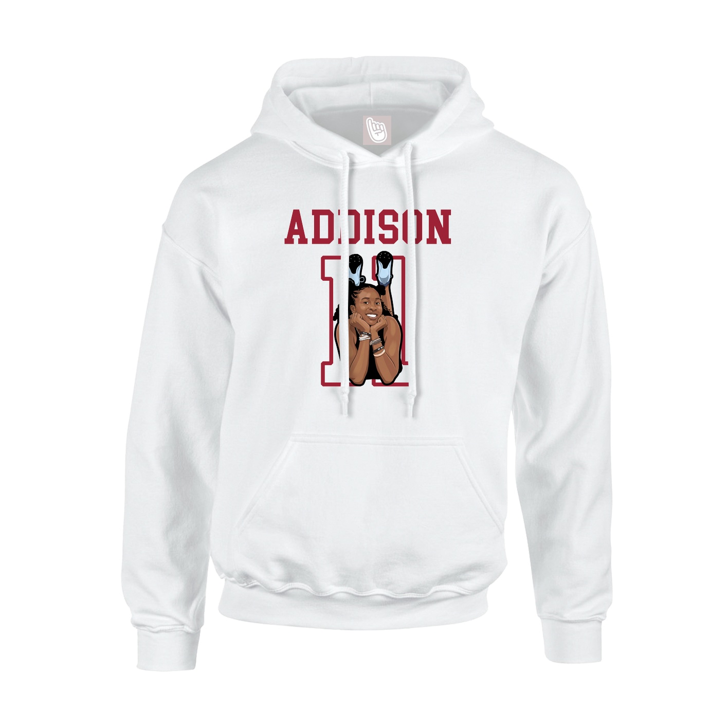 Hoodie — Shirsey in White