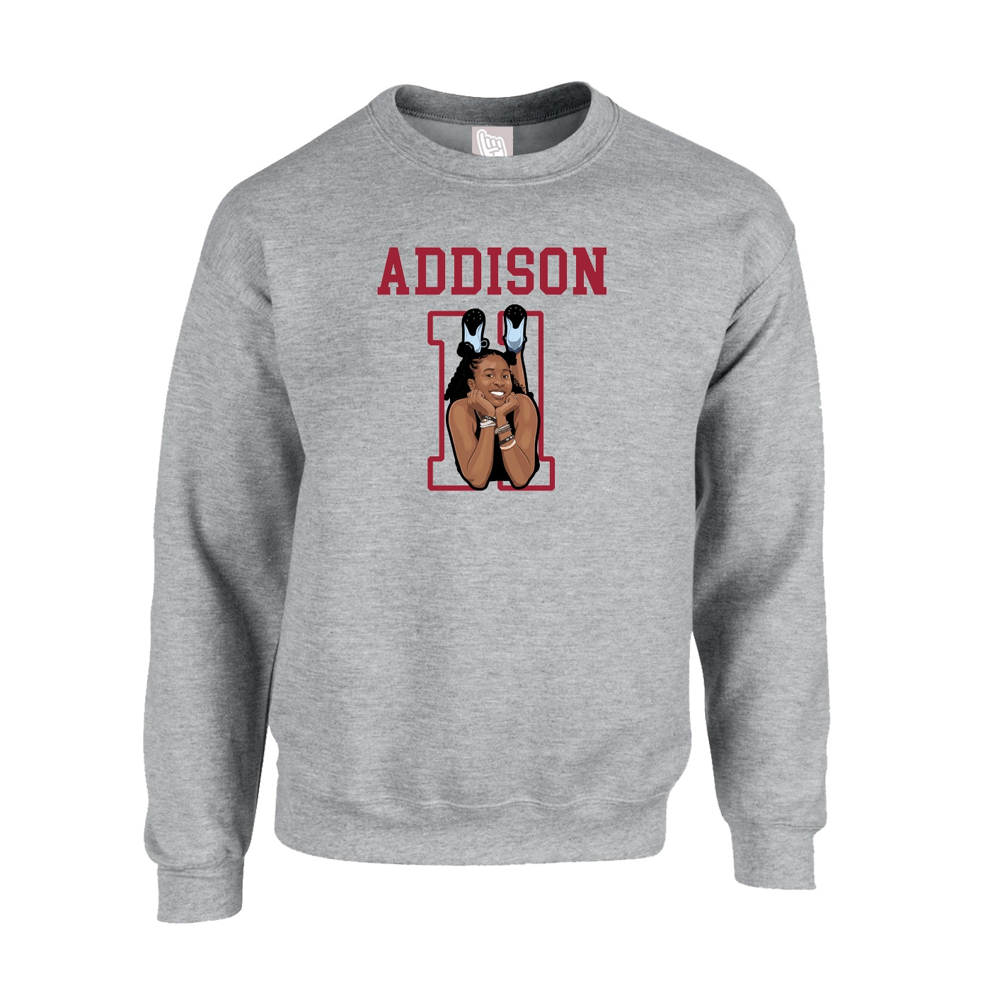 Fleece Crew — Shirsey in Grey