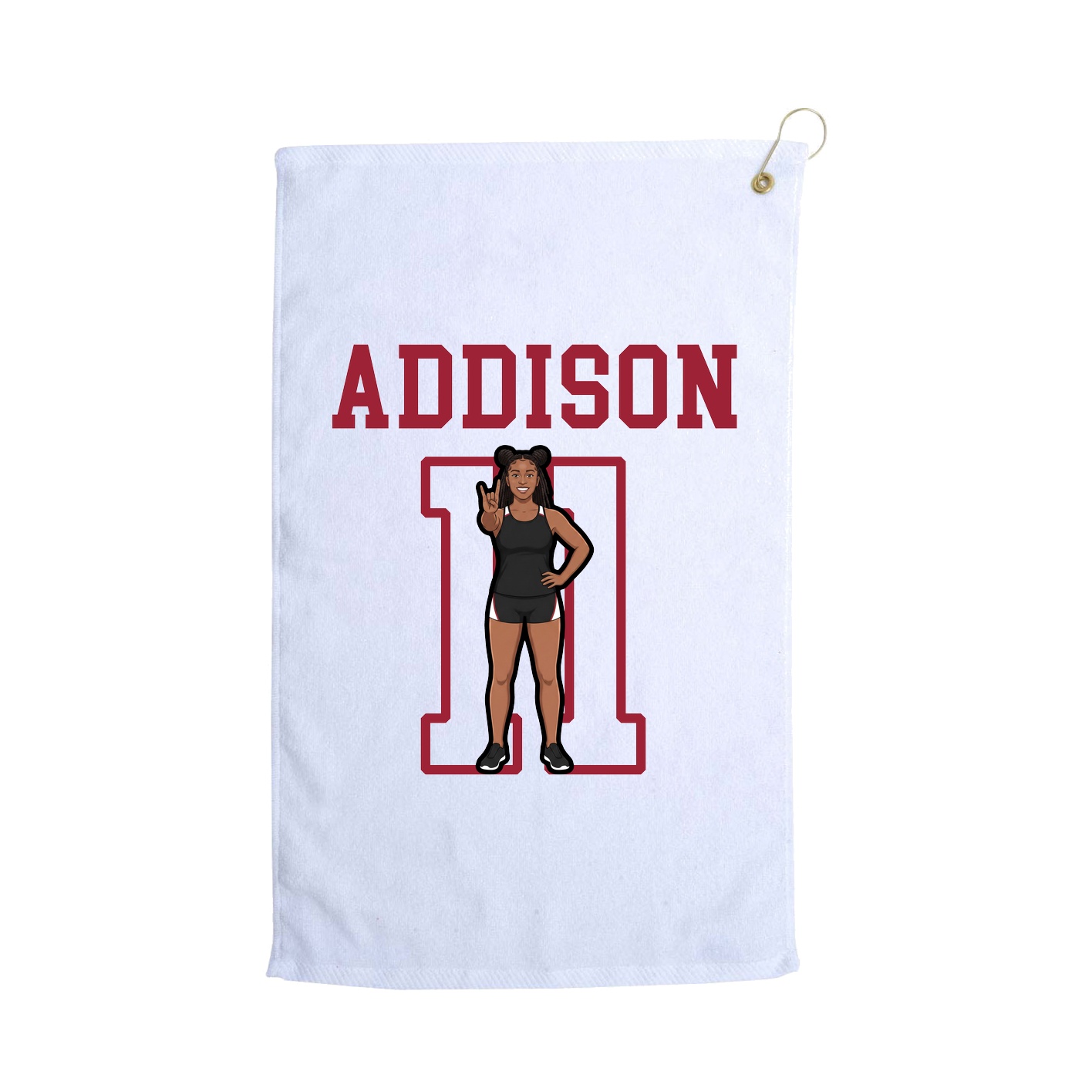 Golf Towel — Shirsey in White