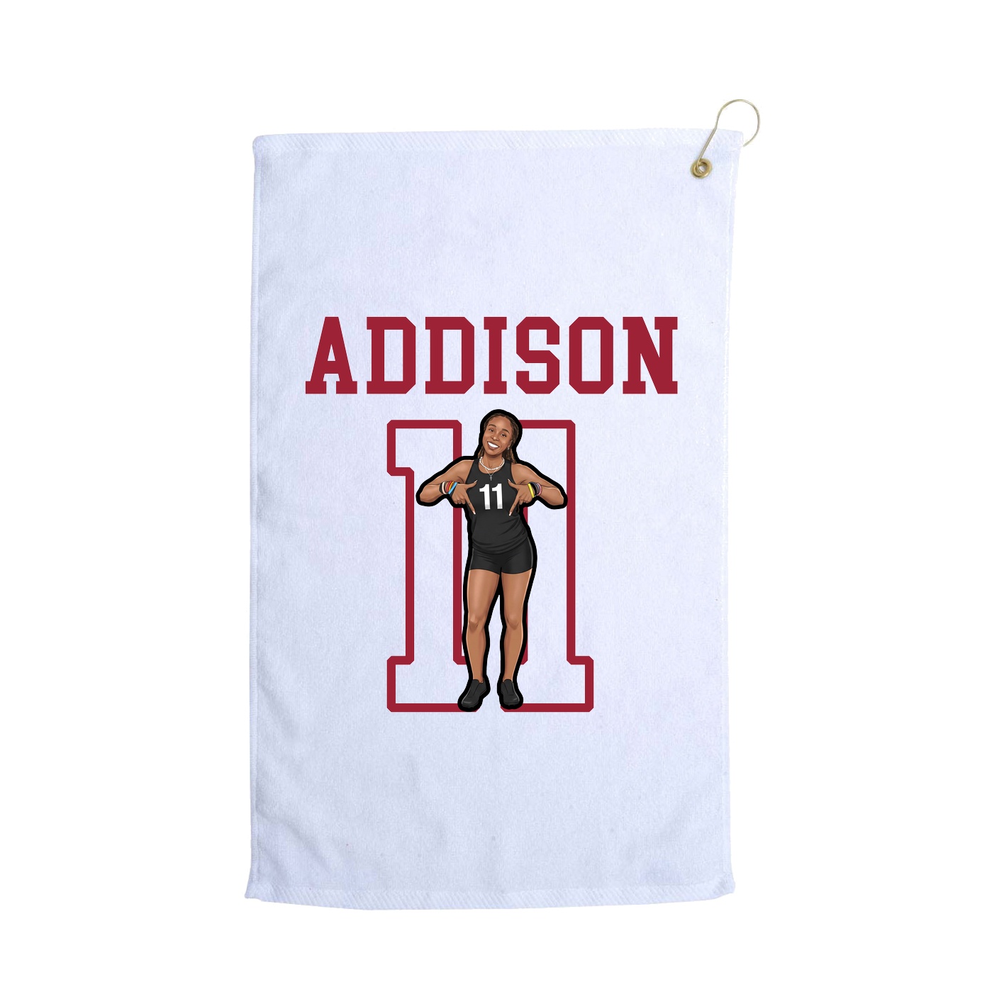 Golf Towel — Shirsey in White