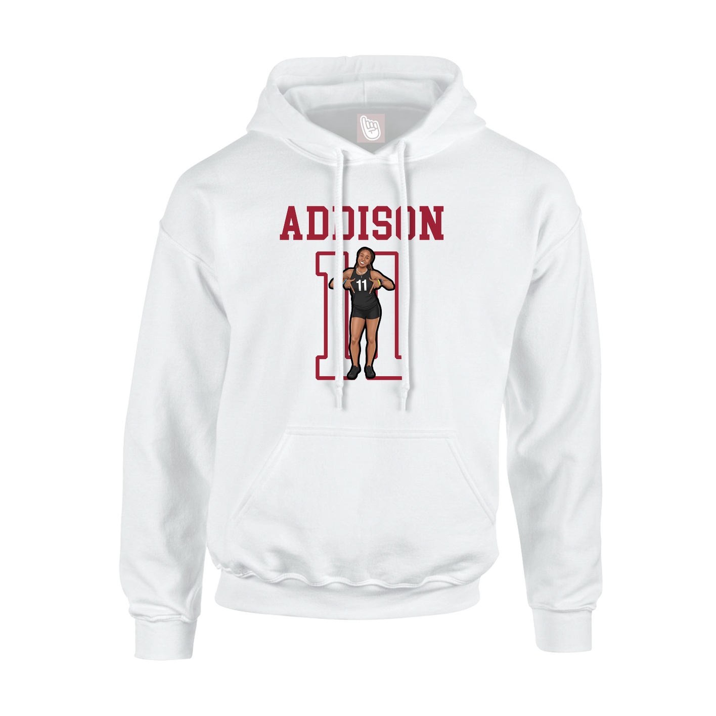 Youth Hoodie — Shirsey in White