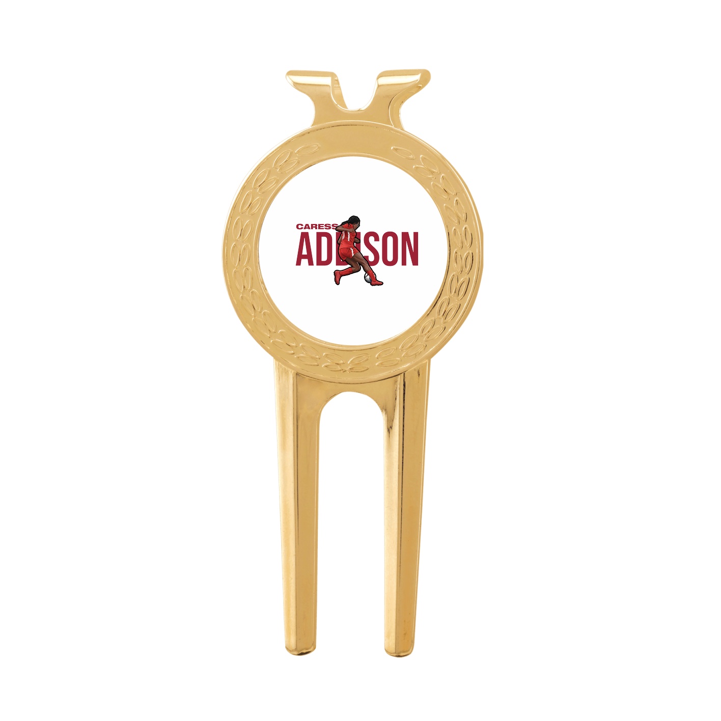 Divot Tool with Ball Marker — Player Name in Classic