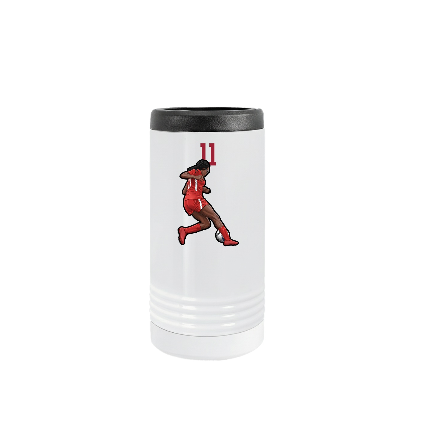 Slim Beverage Holder — Number Top in White