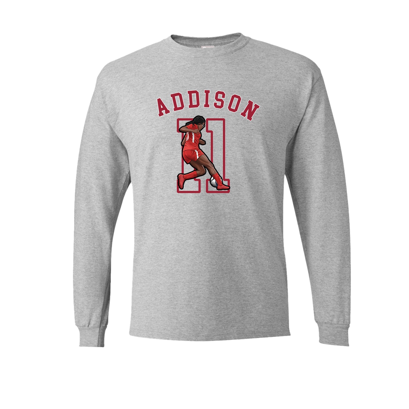Long Sleeve Tee — Shirsey Arch in Grey