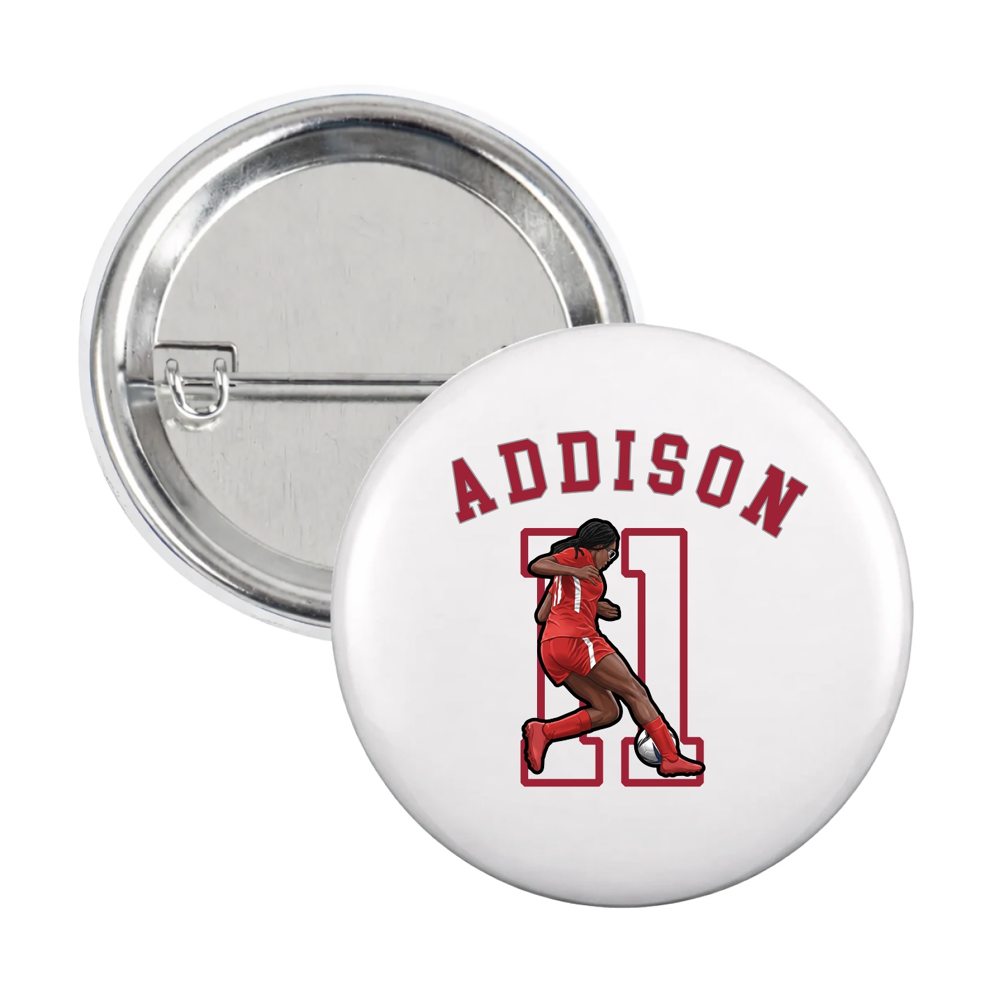 Game Day Button — Shirsey Arch in White