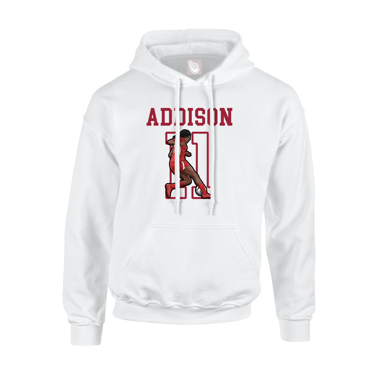 Youth Hoodie — Shirsey in White