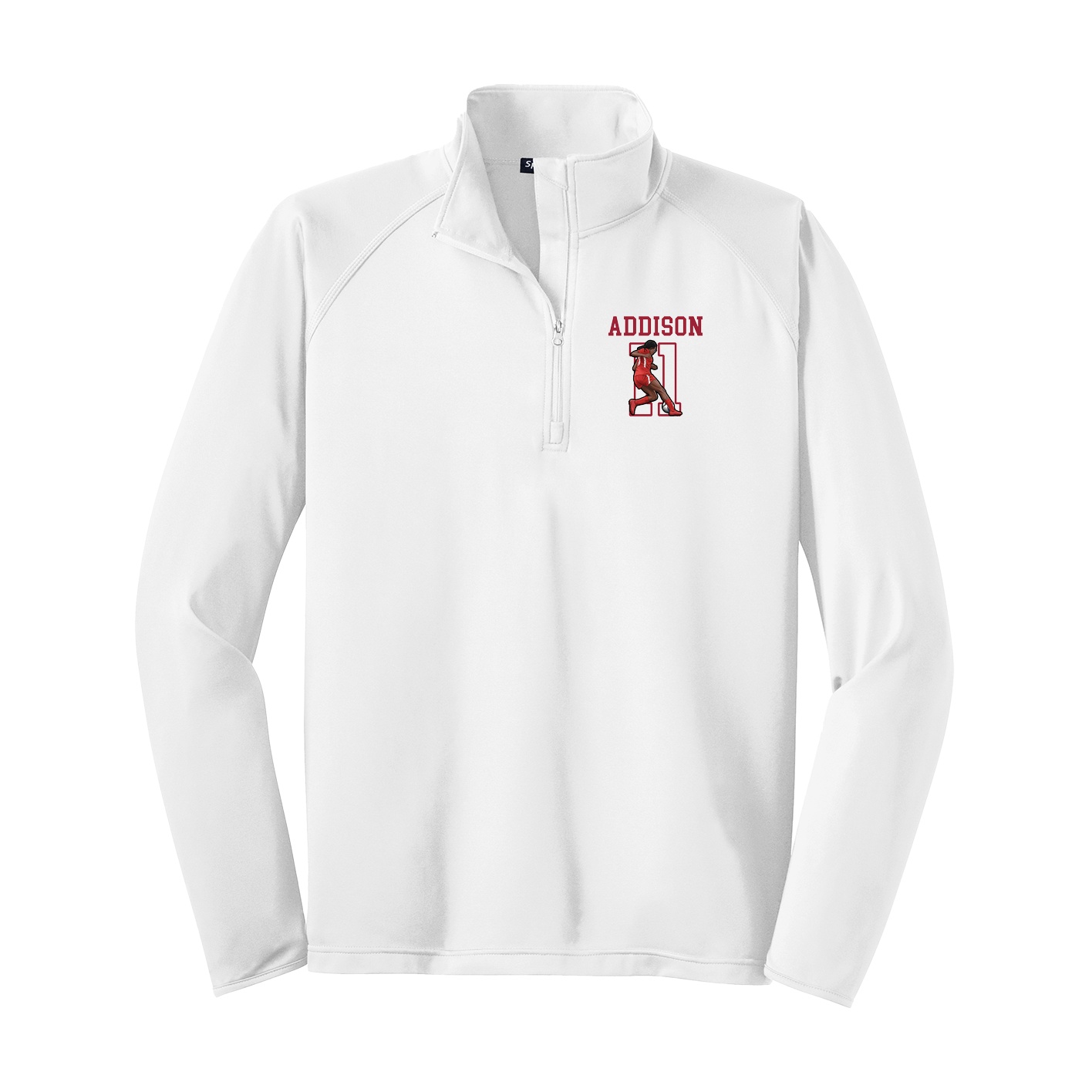 Q-Zip Pullover — Shirsey in White