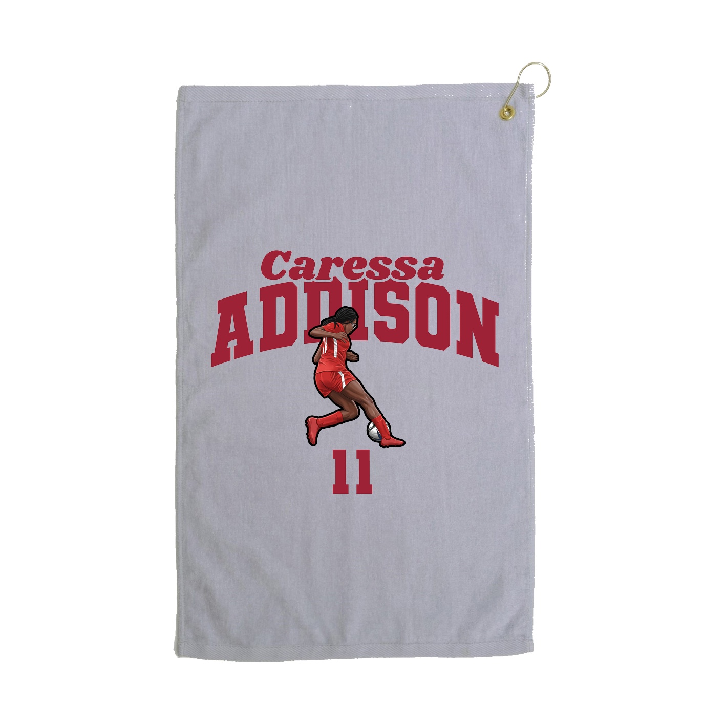 Golf Towel — Signature Arch in Grey